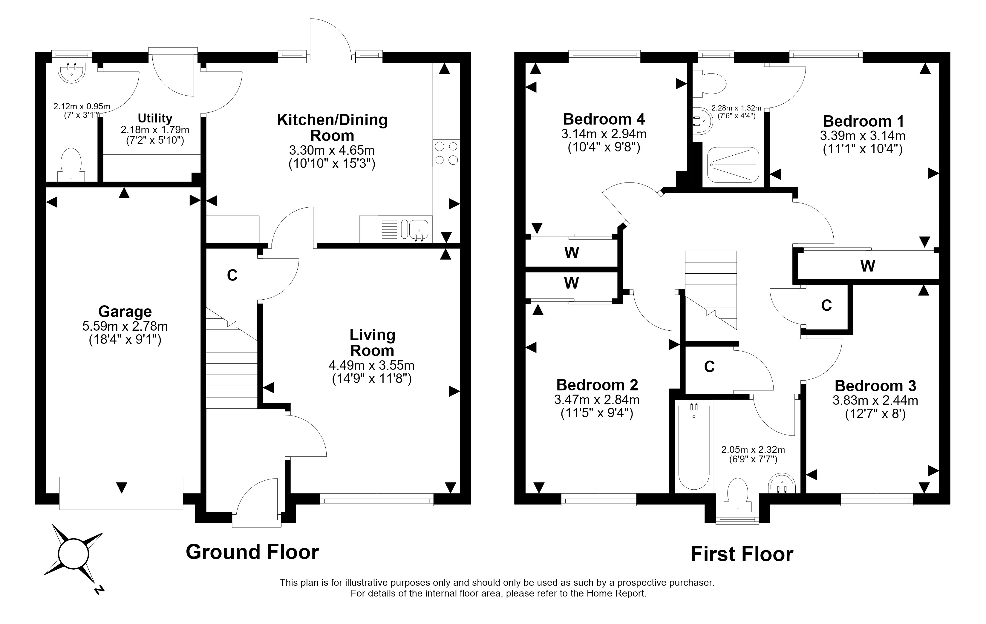 Martin Street, Burdiehouse, Edinburgh floorplan
