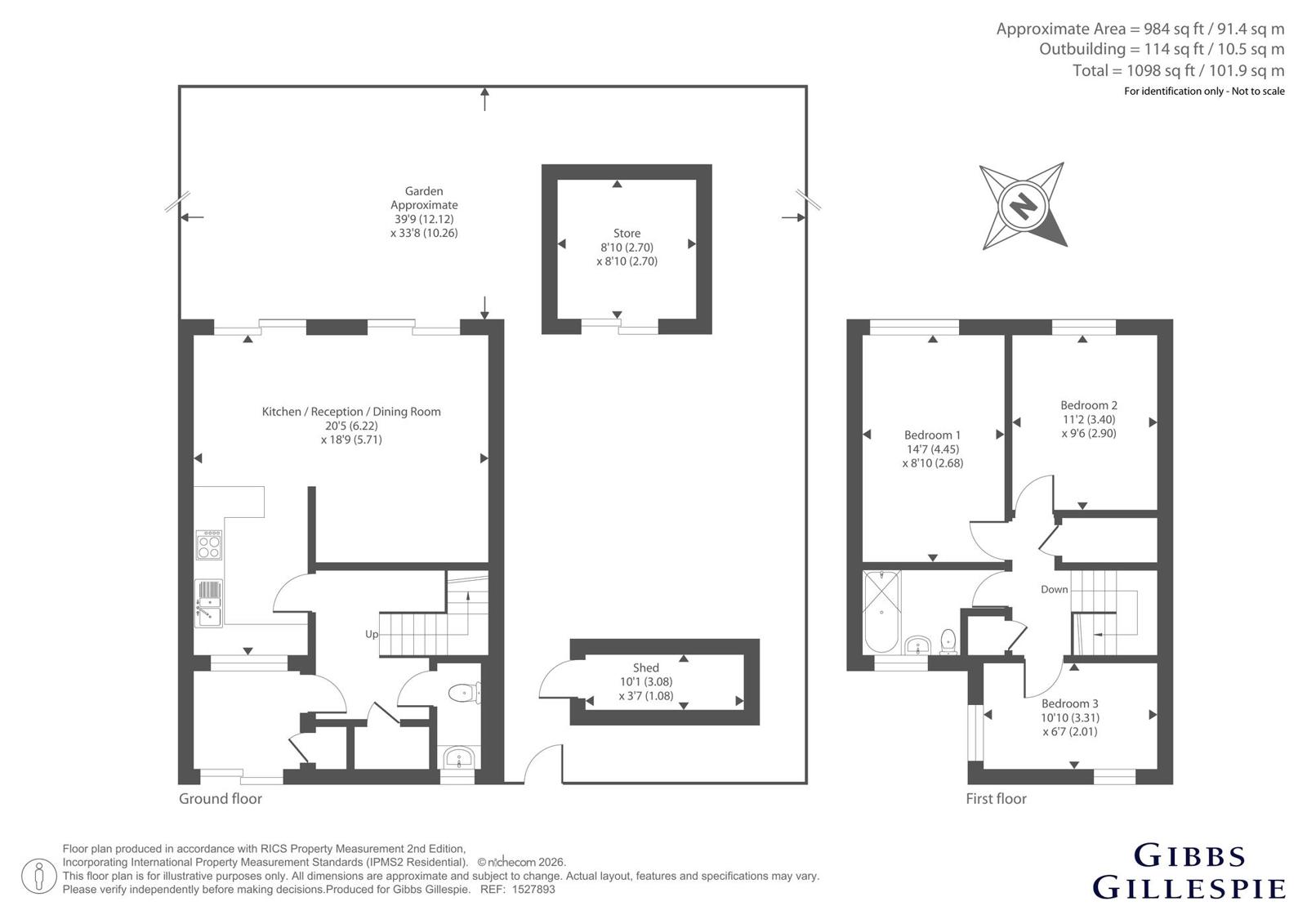 29, Brickett Close, Ruislip floorplan