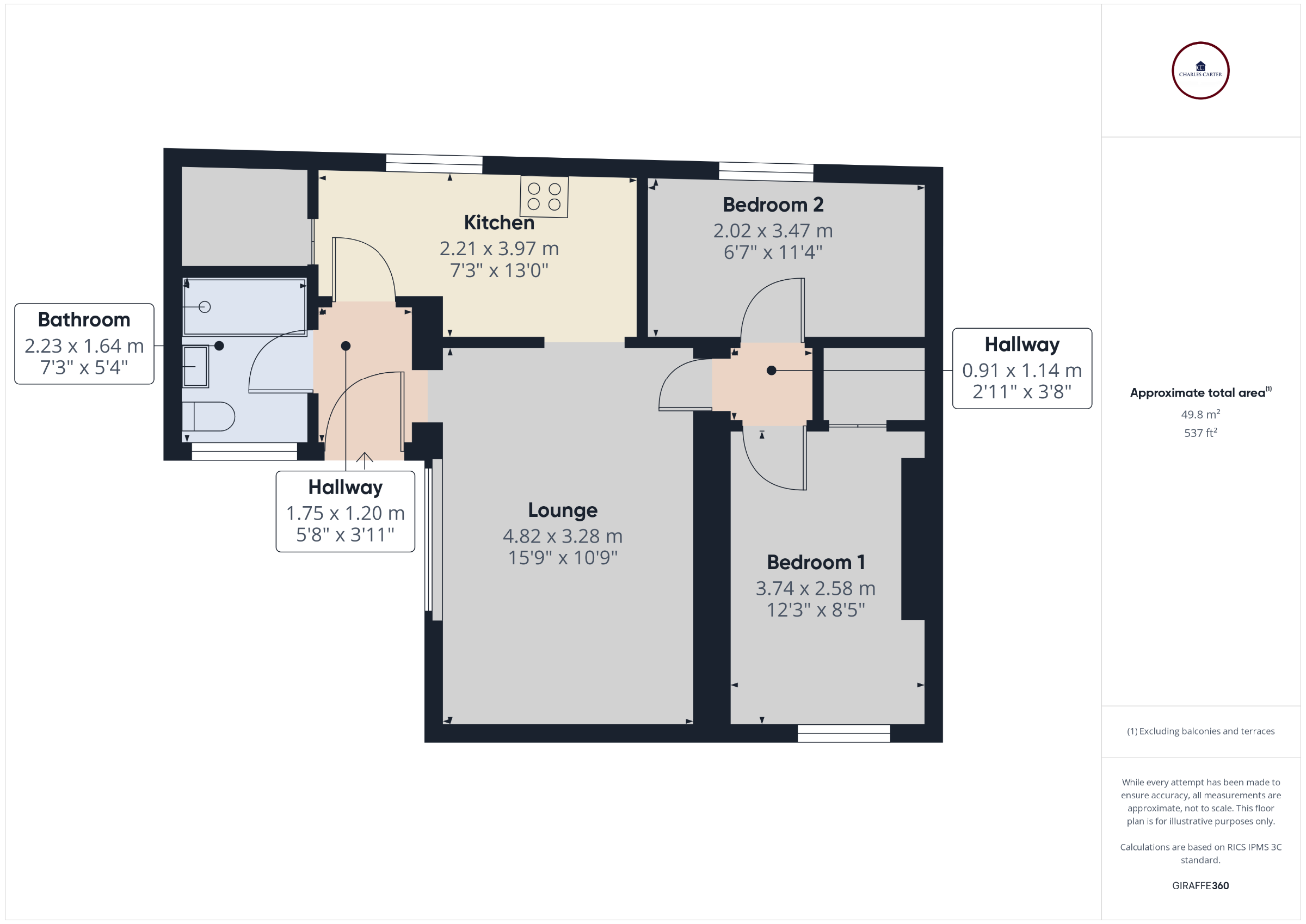 1 Post Office Lane, Tewkesbury floorplan
