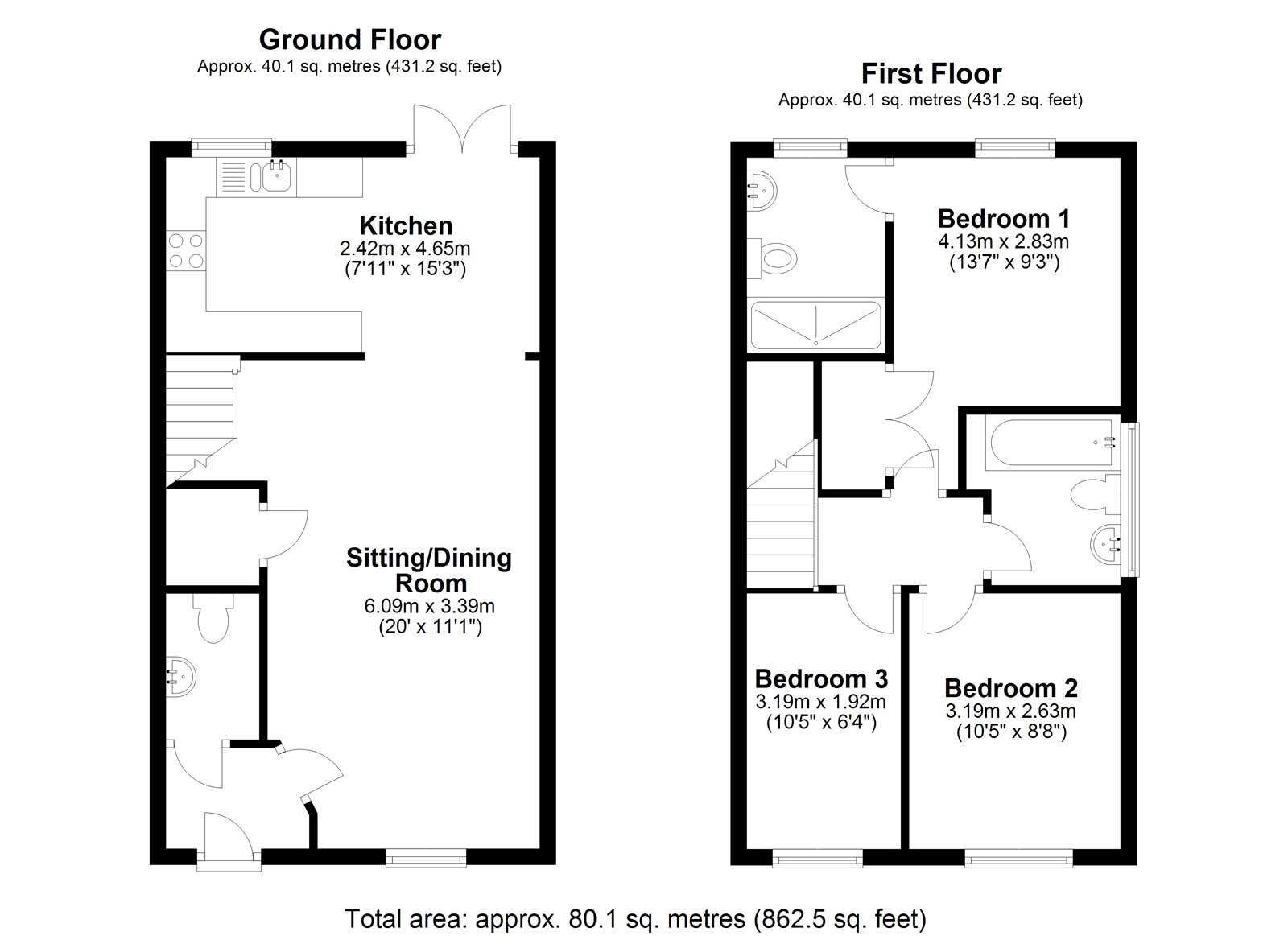 Mackay Crescent, Swindon floorplan