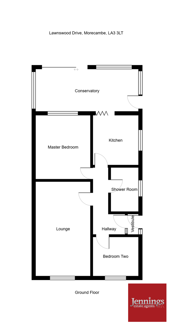 4, Lawnswood Drive, Morecambe floorplan