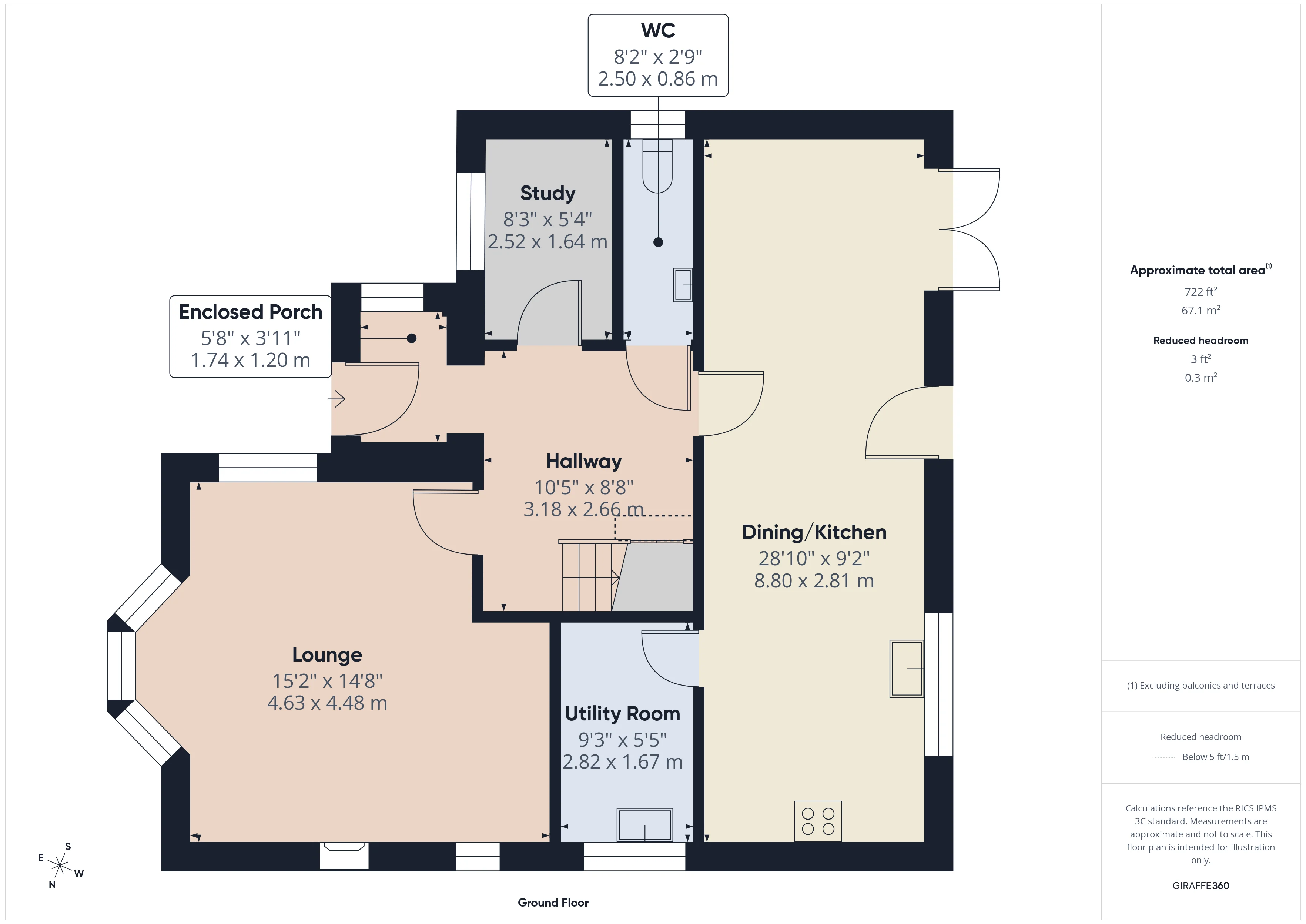 43B, Great Hales Street, Market Drayton floorplan