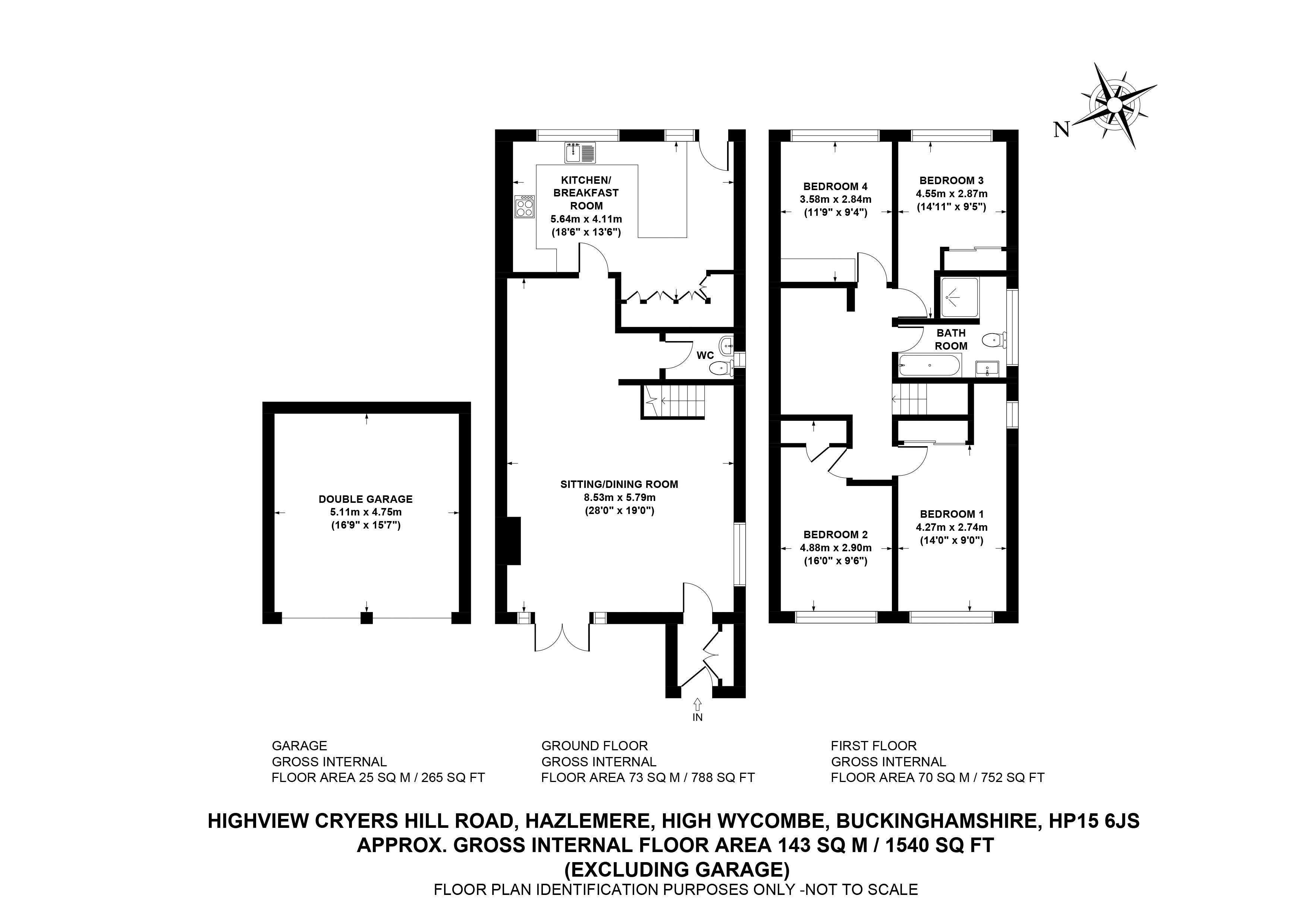 4 Bedrooms Detached house for sale in Cryers Hill Road, Cryers Hill, High Wycombe HP15