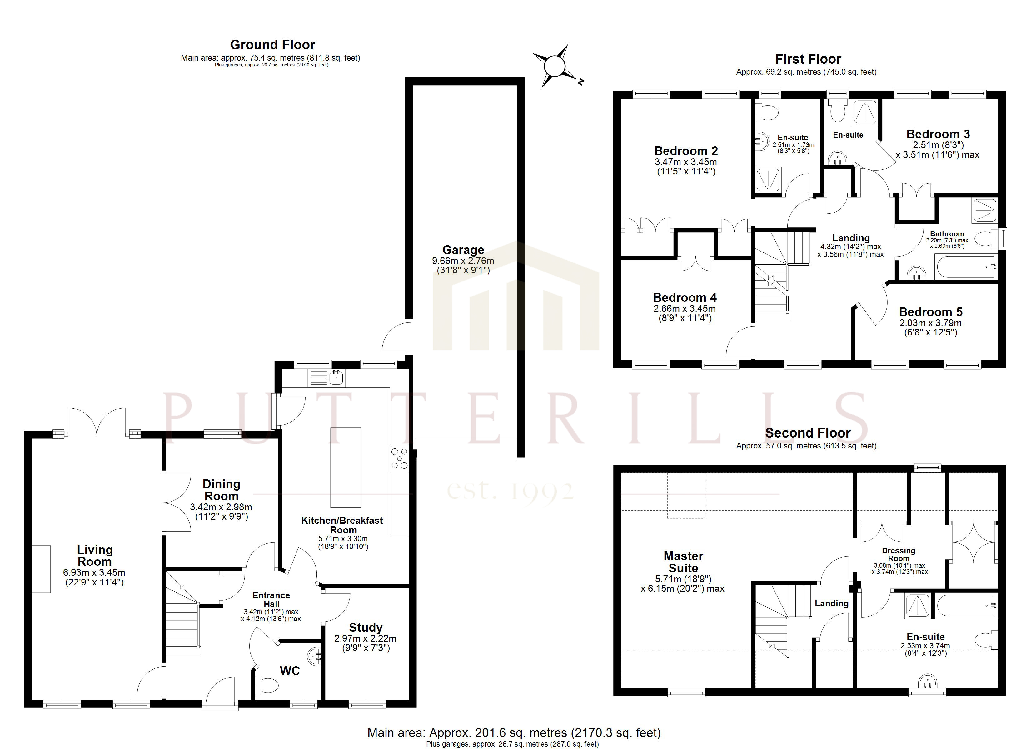 27, Quantock Close, Hertfordshire floorplan