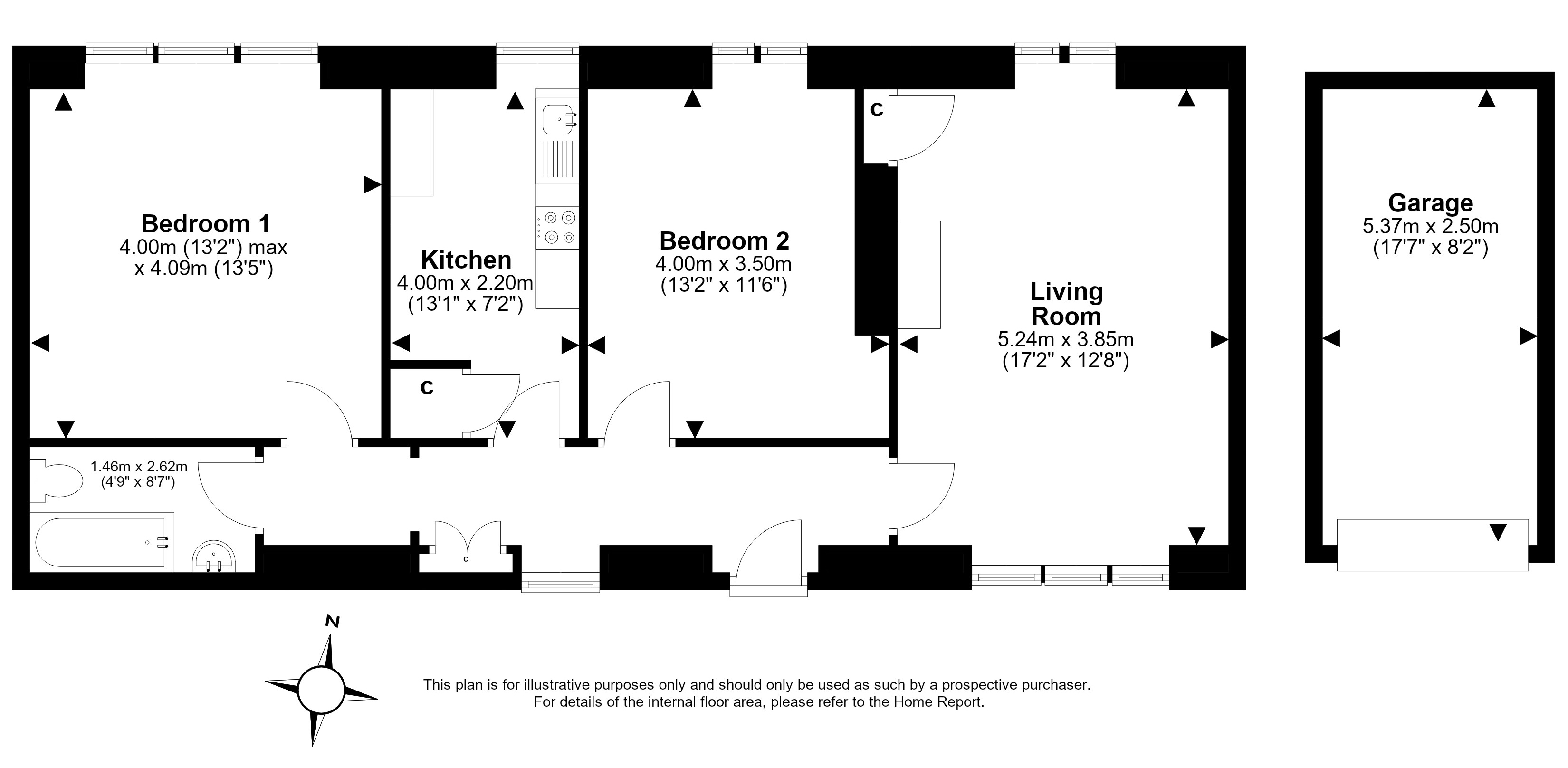 6, Milton Mill, Milton Bridge floorplan