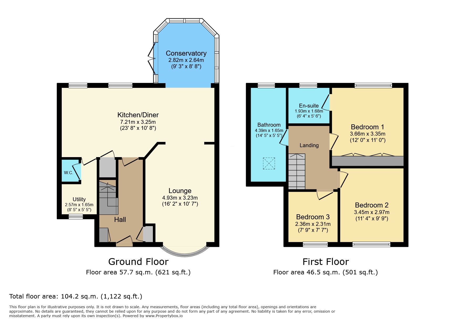 10 Barrow Crescent, Leicester floorplan