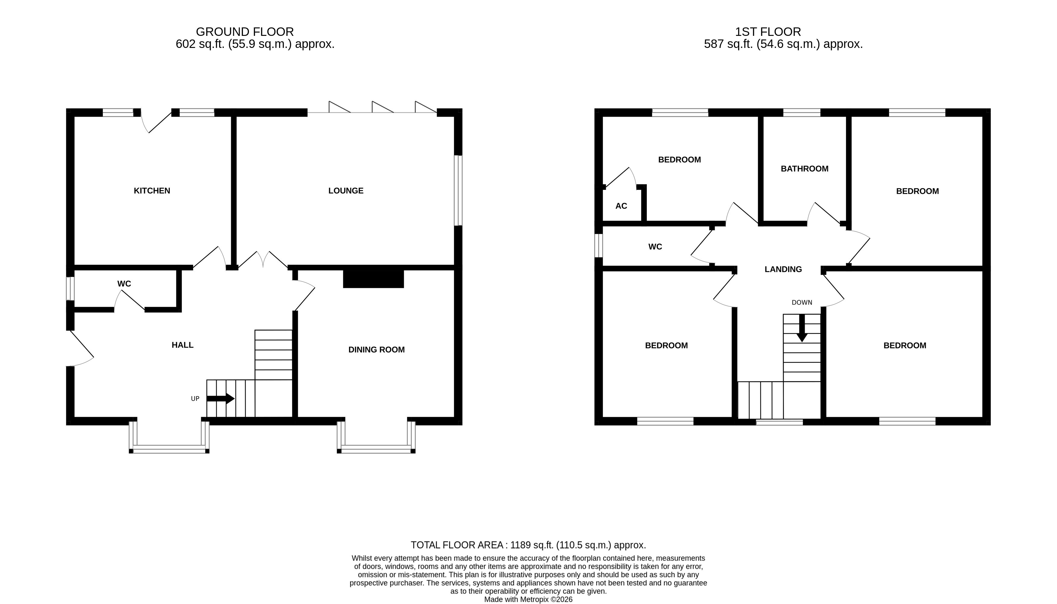 Hillcroft, 68, New Road, Clifton floorplan