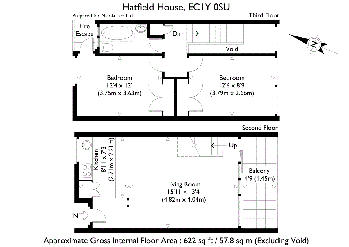 42, Hatfield House, London floorplan