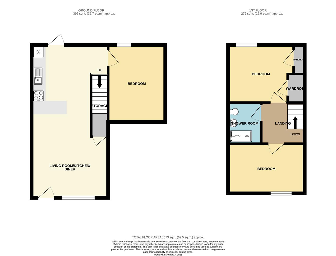 25, Perran View Holiday Park, St. Agnes floorplan