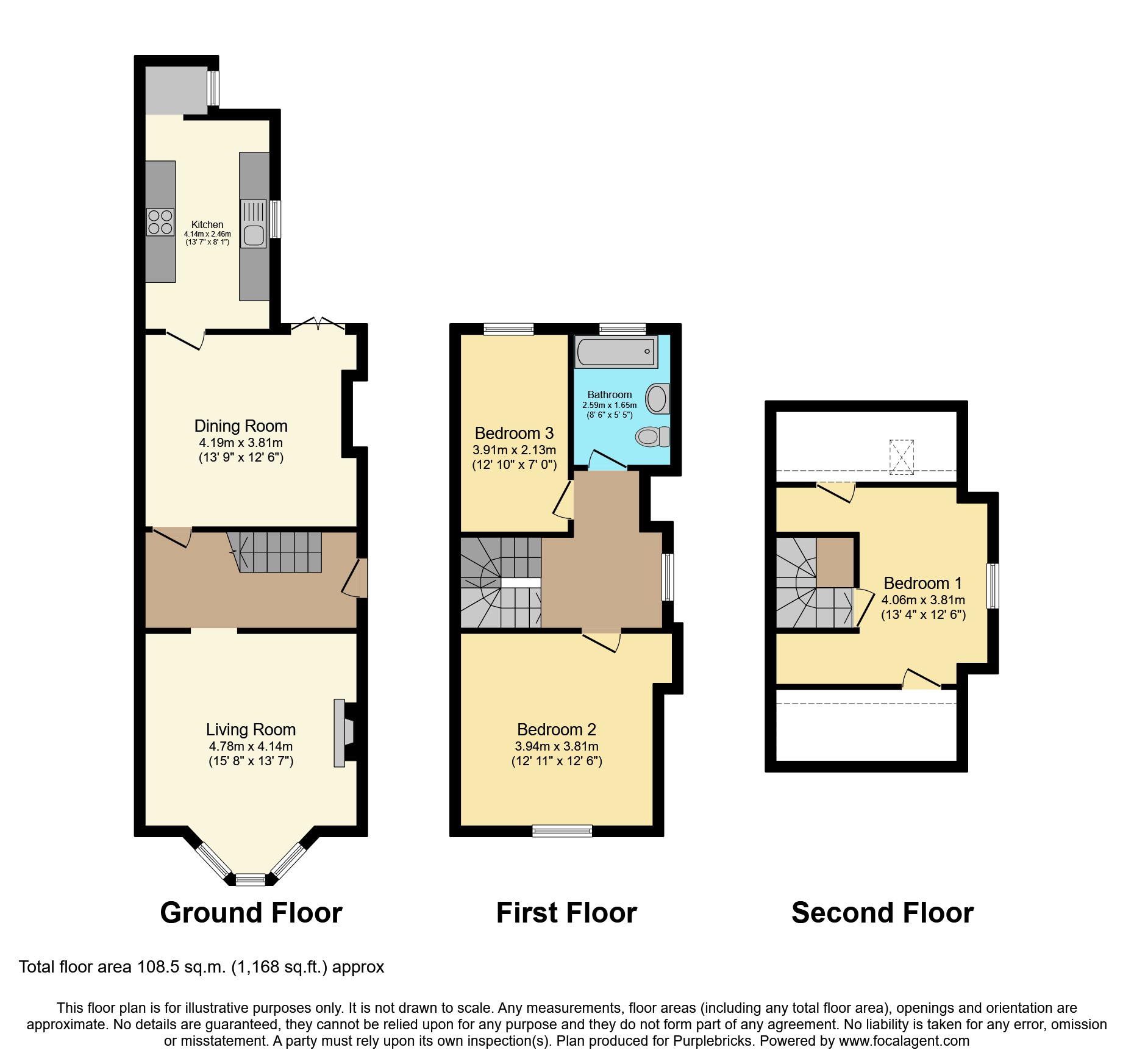 5, Princess Road, Wallasey floorplan