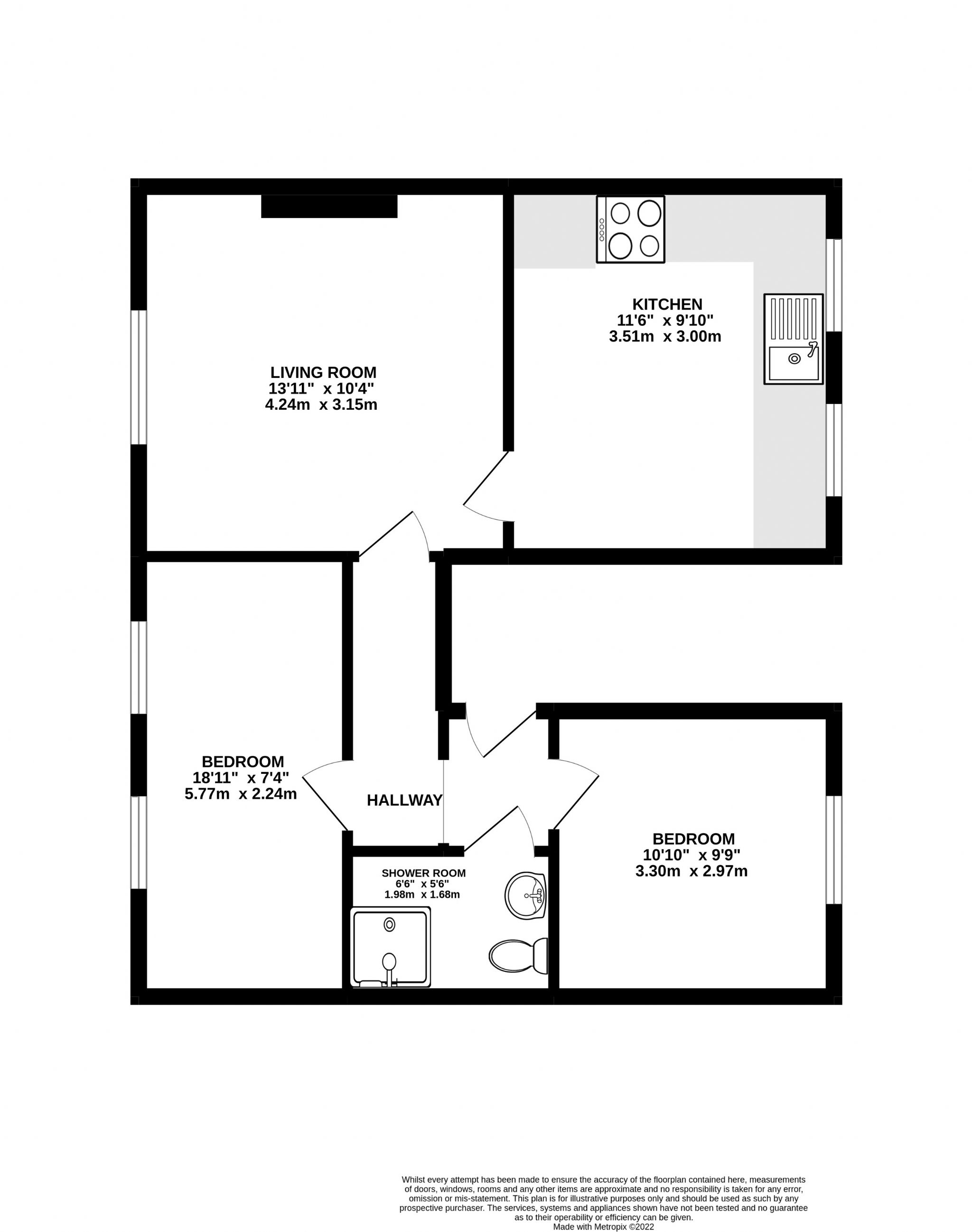 Flat 5, Cheltenham floorplan