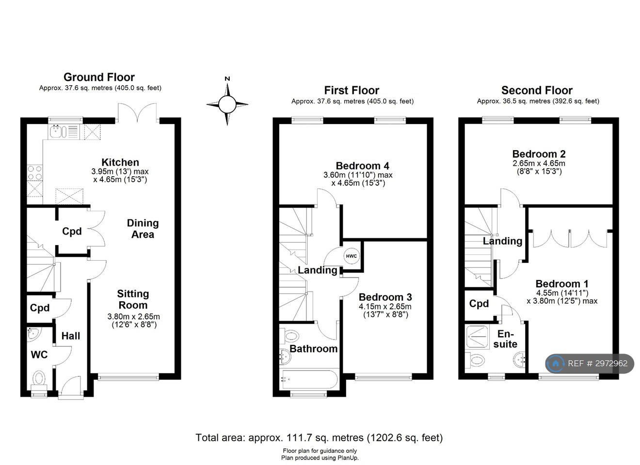 Wellbrook Way, Cambridge floorplan