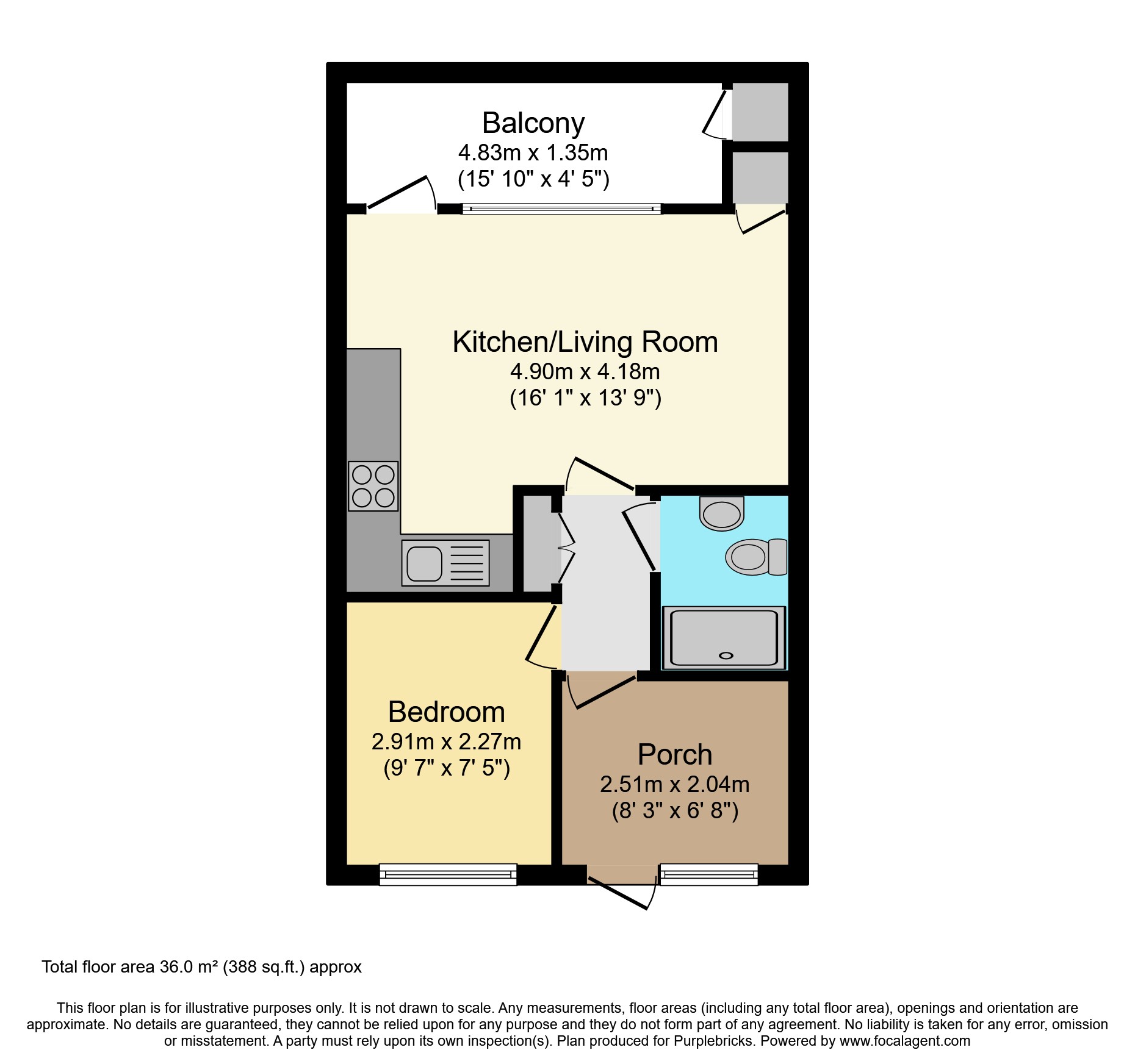 K7, Lee Cliff Park, Dawlish floorplan