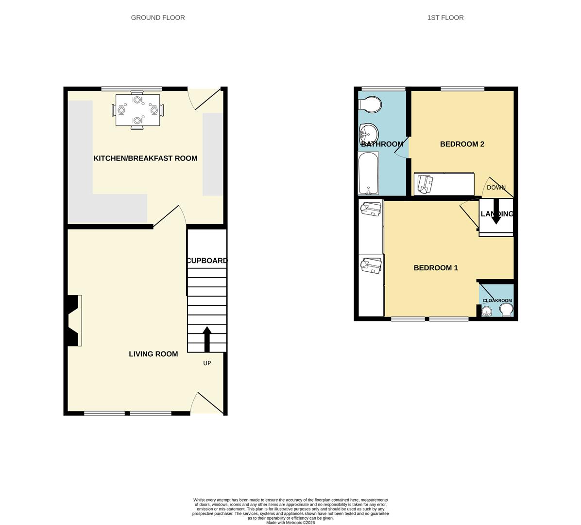 3 Chapel Row, Beeford Road, Skipsea floorplan