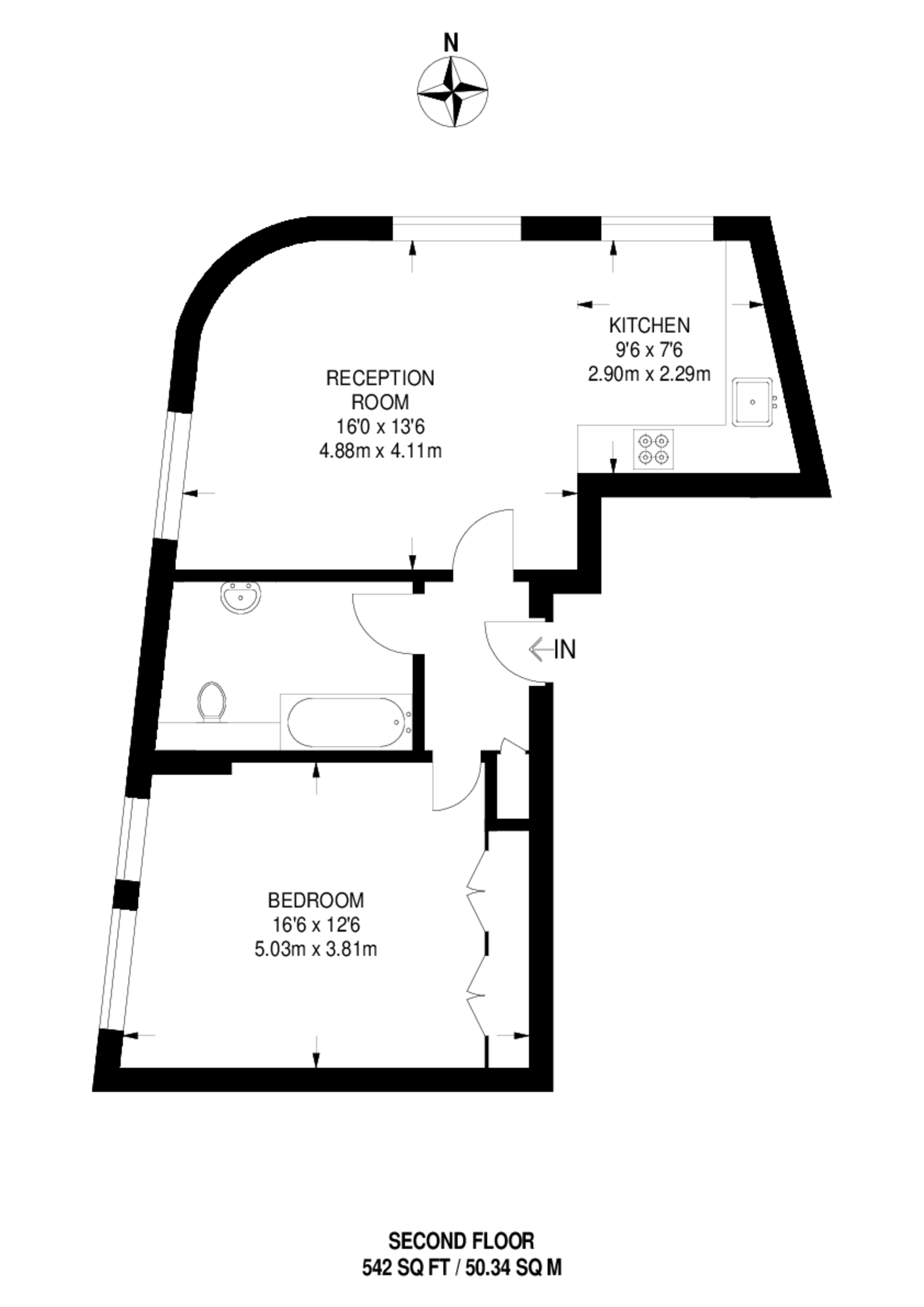 City Garden Row, Angel floorplan