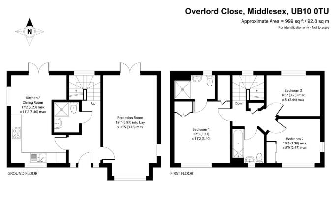 8, Overlord Close, Uxbridge floorplan