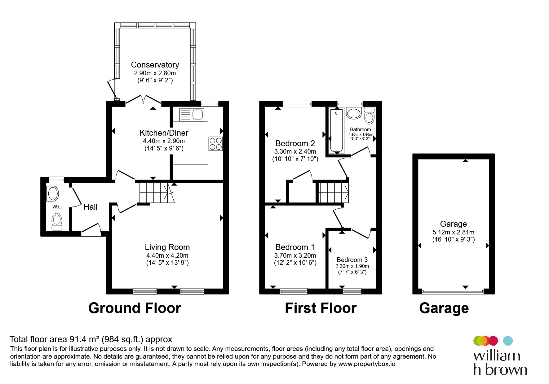 16, Wharton Drive, North Walsham floorplan