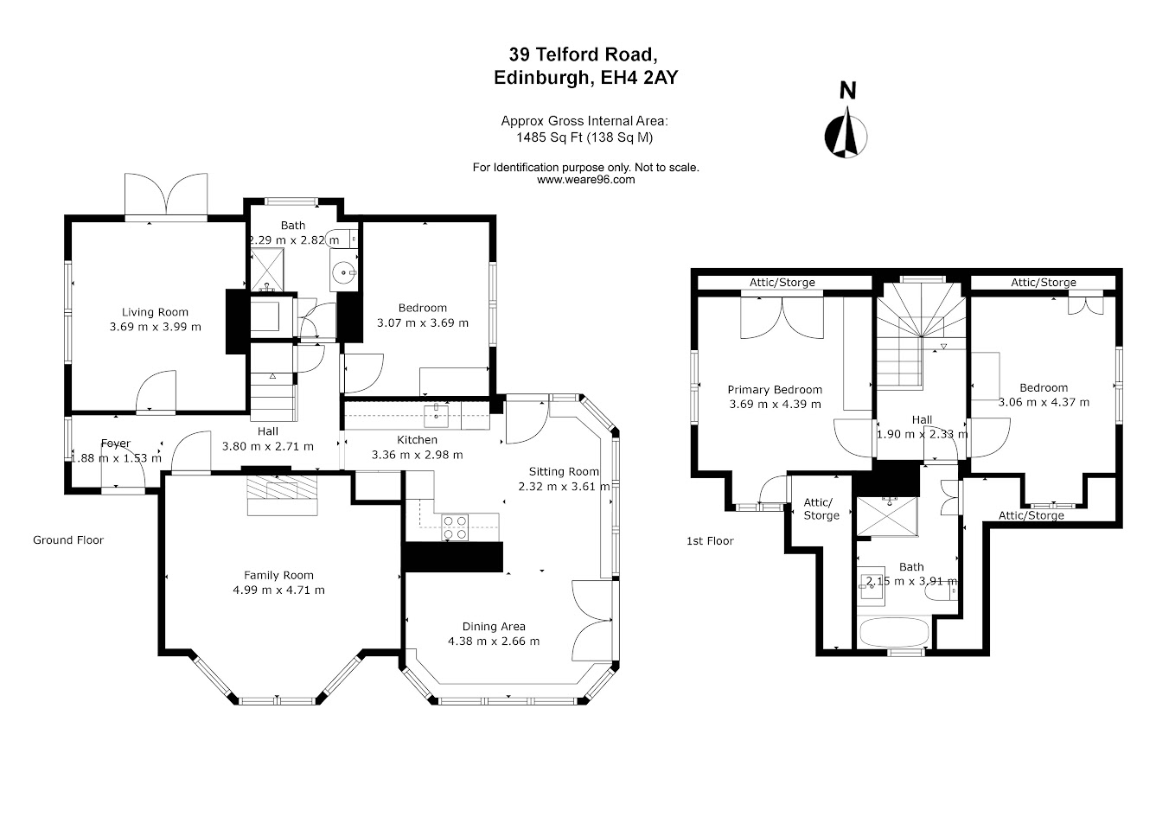 39, Telford Road, Edinburgh floorplan