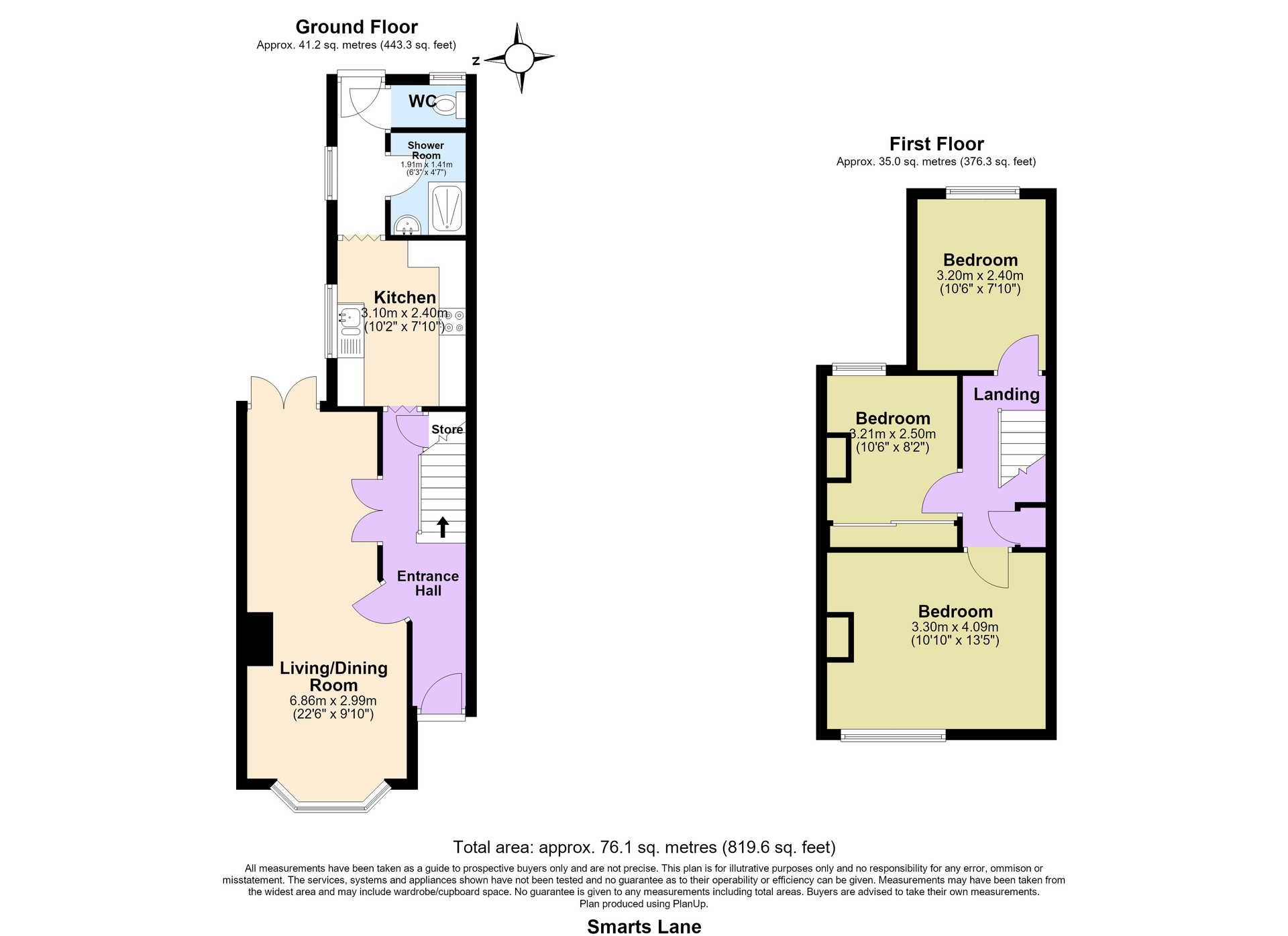 43, Smarts Lane, Loughton floorplan