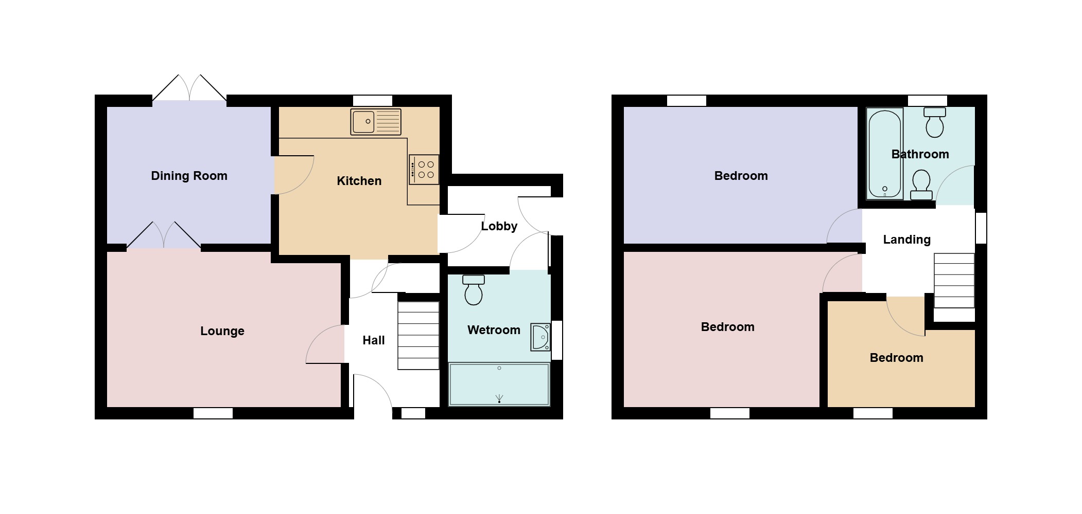 40 Maes Deri, Swansea floorplan