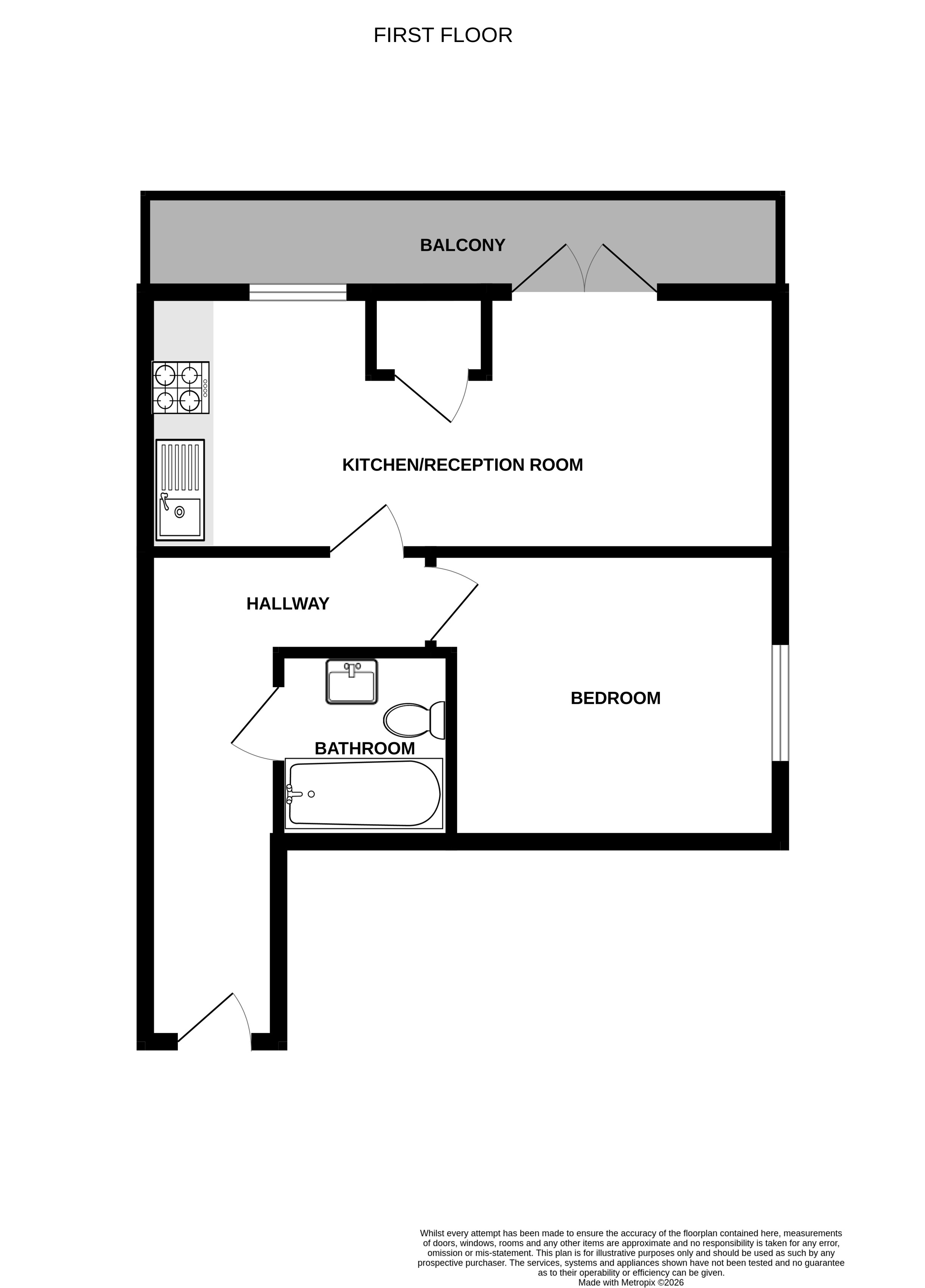 Flat 4, 7, Tolpits Lane, Hertfordshire floorplan