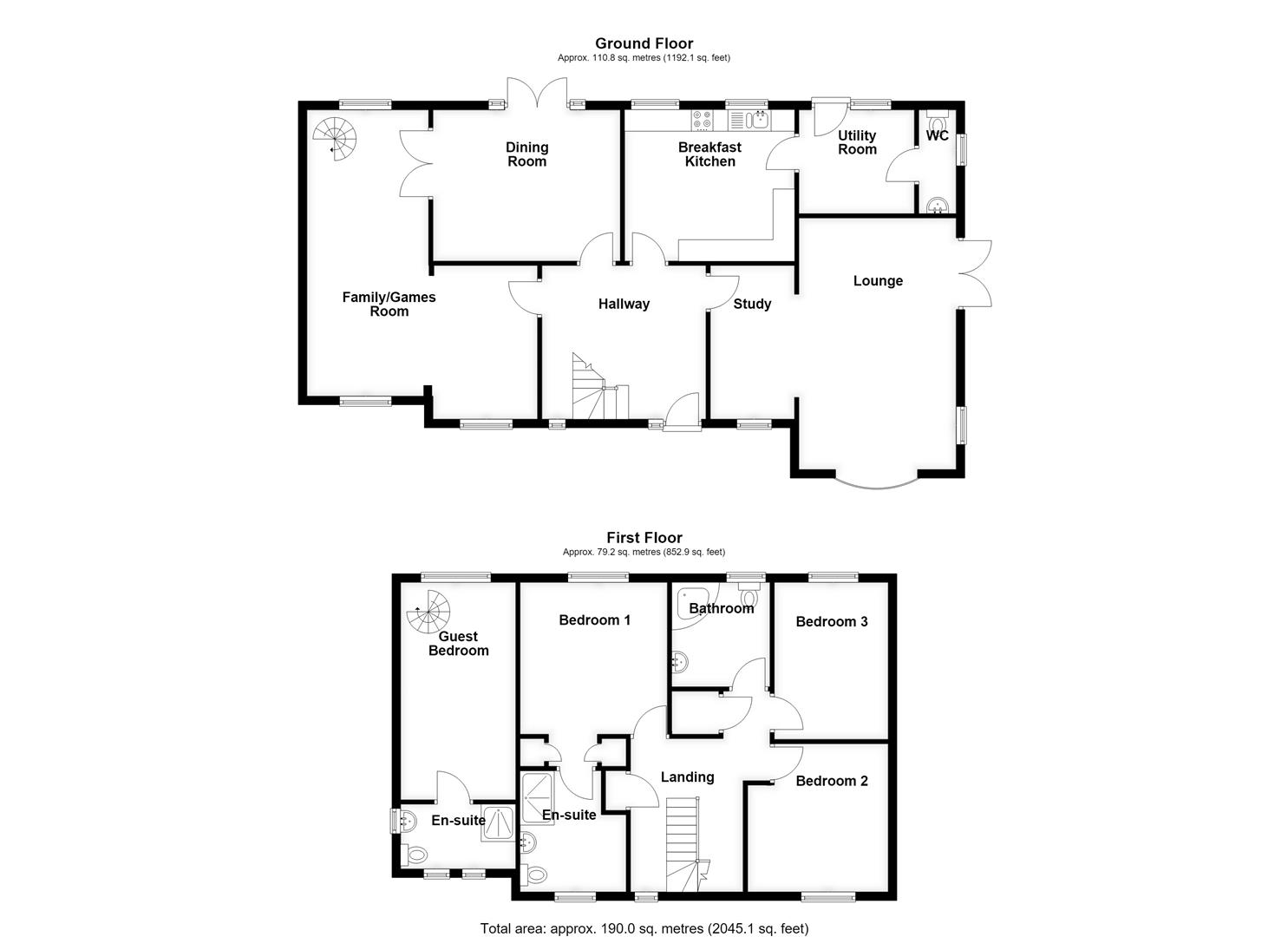 The Wirrals, Roman Bank, Holbeach floorplan