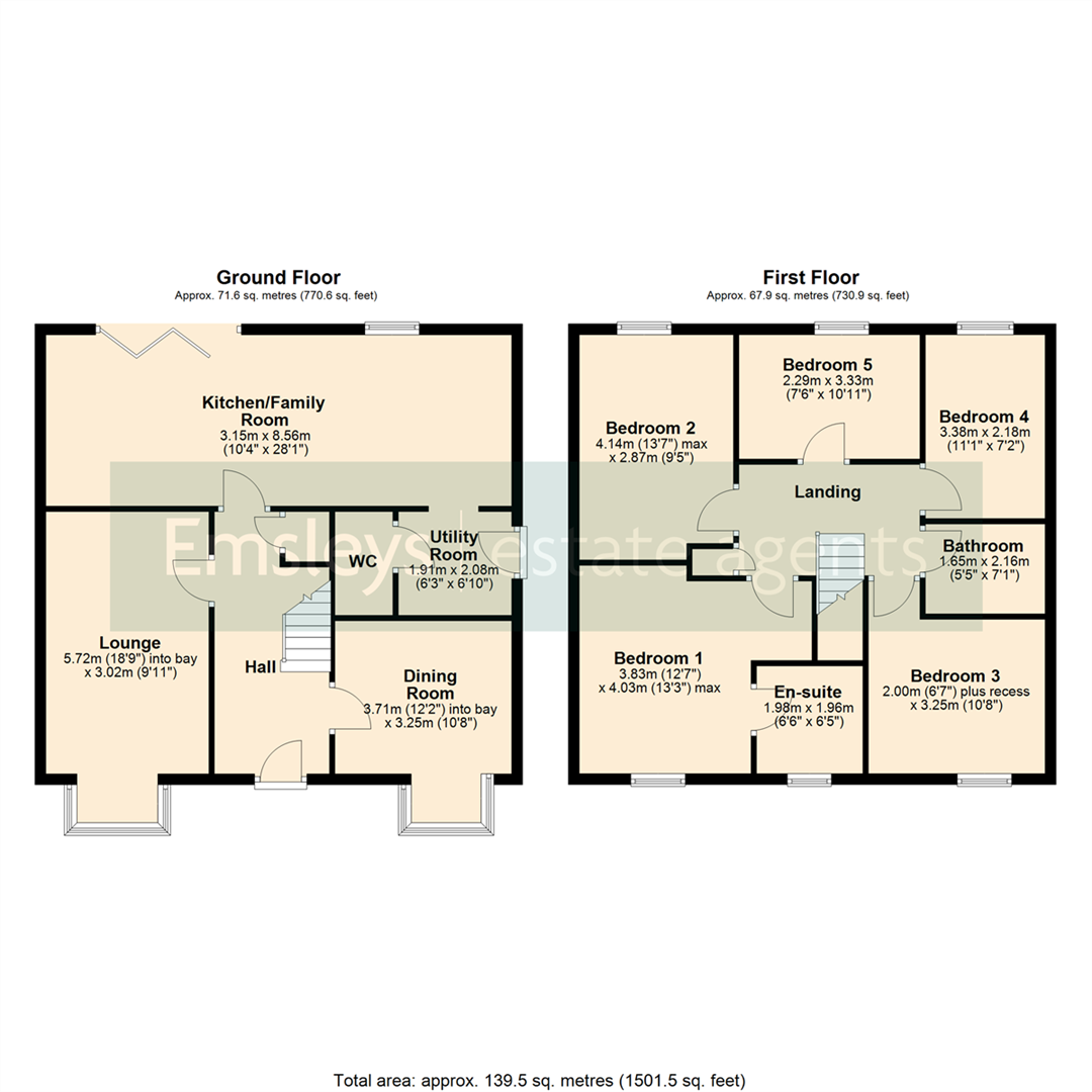 19, Meadow Brown Road, Leeds floorplan