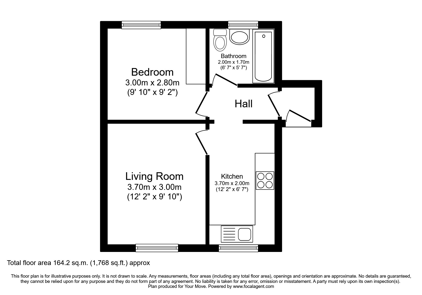 110, Shady Grove Road, Cumbria floorplan