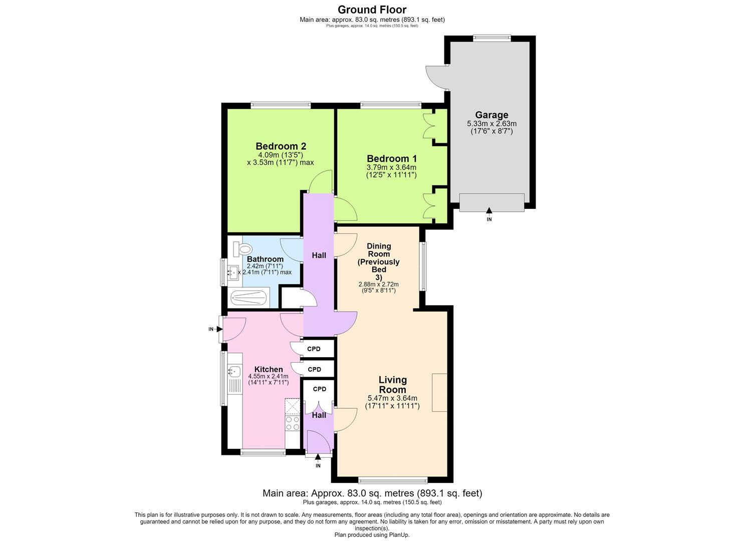 45, Kilsby Road, Rugby floorplan