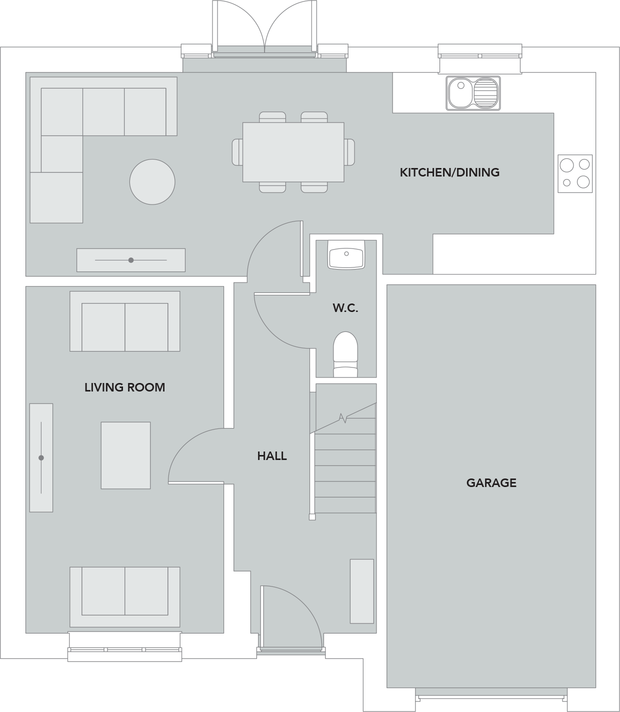 The Rede at Towerburn View, Alnwick floorplan