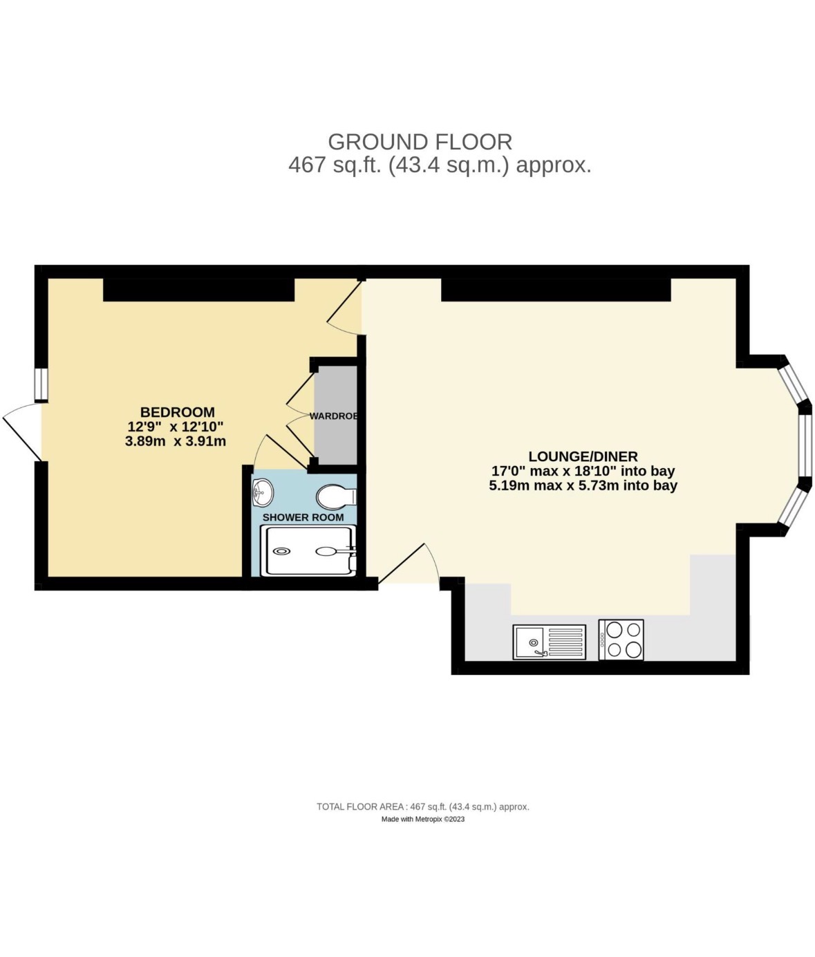 Flat 2 Aviator Place, 112 Crescent Road, Reading, 112 Crescent Road, Reading, Reading floorplan