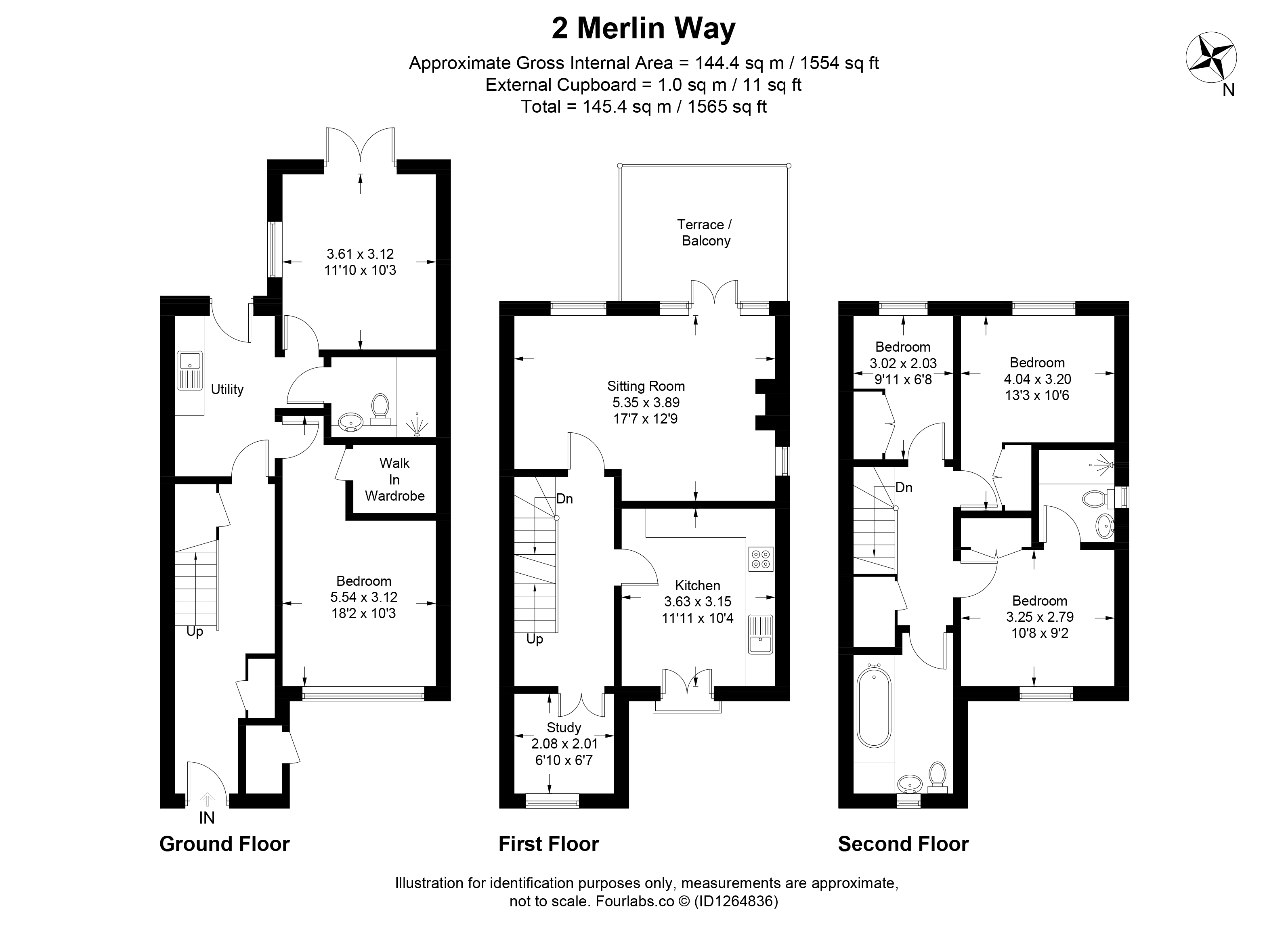 2, Merlin Way, Watford floorplan