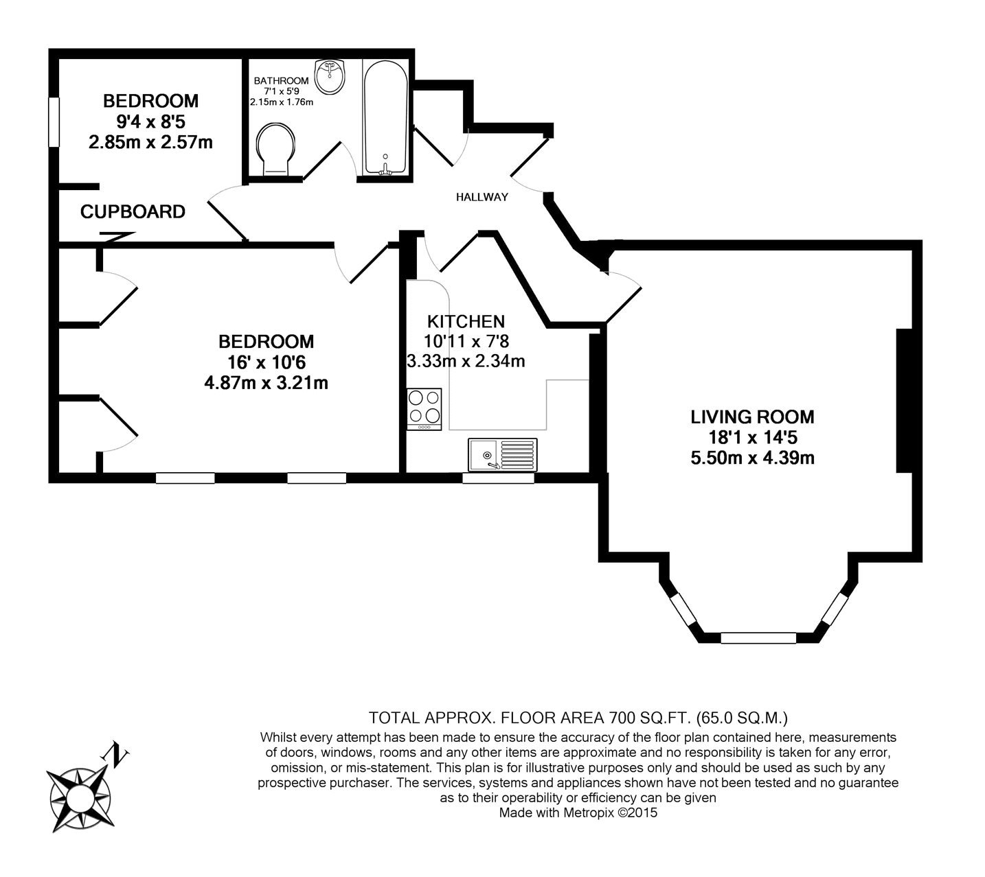 2 Bedrooms Flat to rent in Fitzjohns Avenue, Hampstead NW3