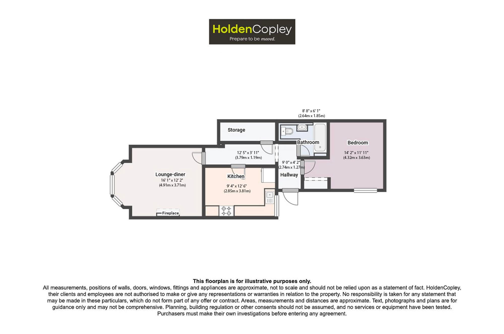 Flat 1, 315 Woodborough Road, Nottingham floorplan