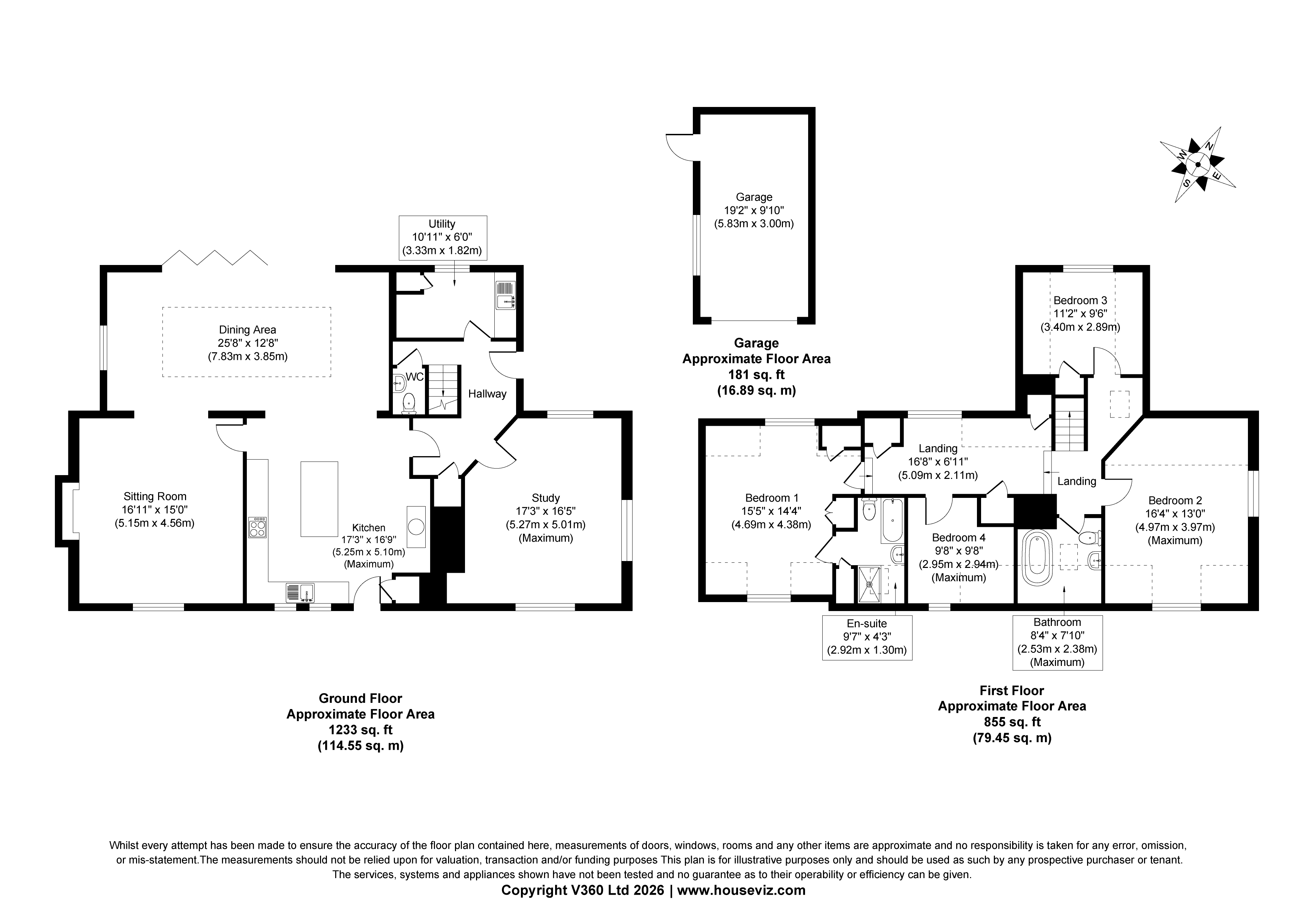 Rose Cottage, 8, West Street, Ely floorplan