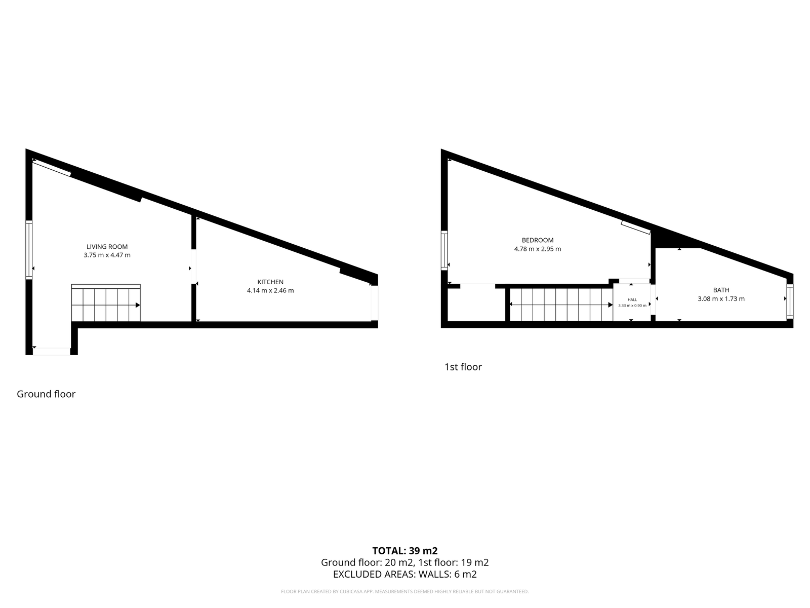 Rose Cottages,1, Pontypool floorplan