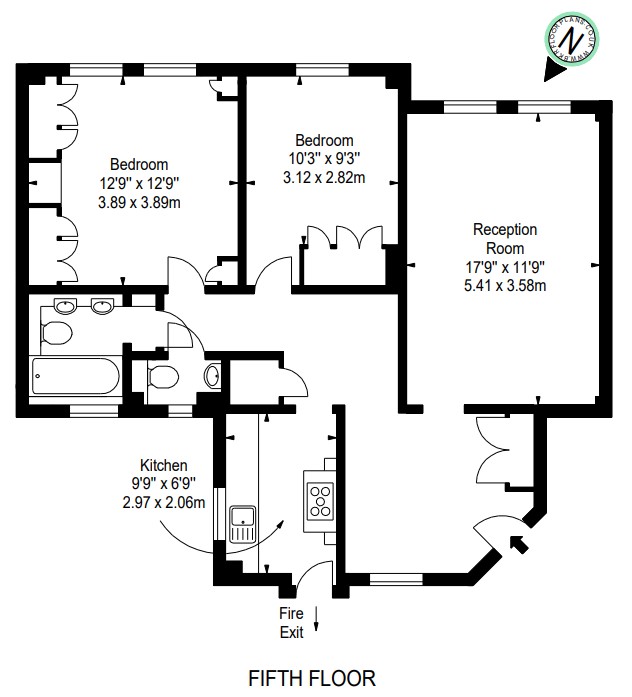 2 Bedrooms Flat to rent in Fulham Road, Pelham Court, London SW3