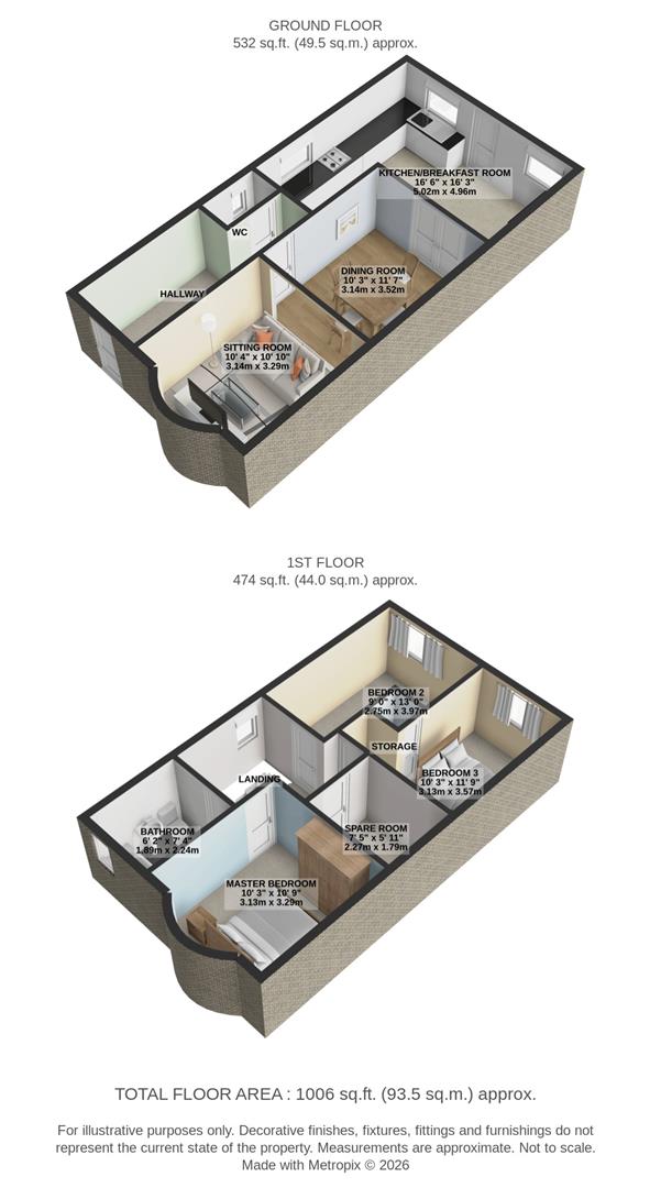 Tiverton Road, Swindon floorplan