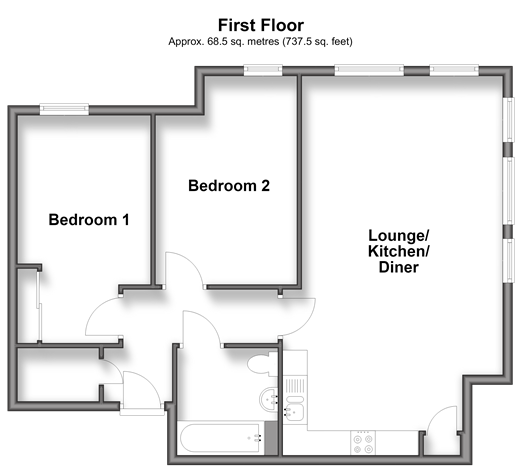 Steeplechase Way Fontwell, Arundel floorplan