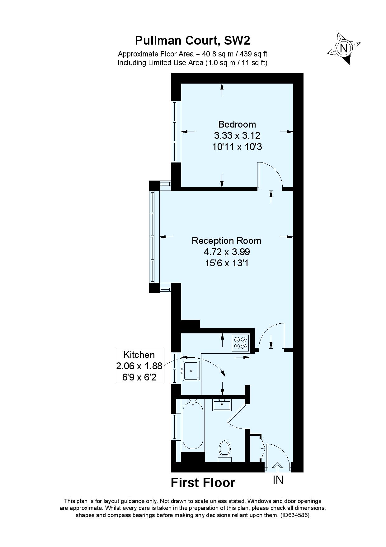 Pullman Court, London floorplan
