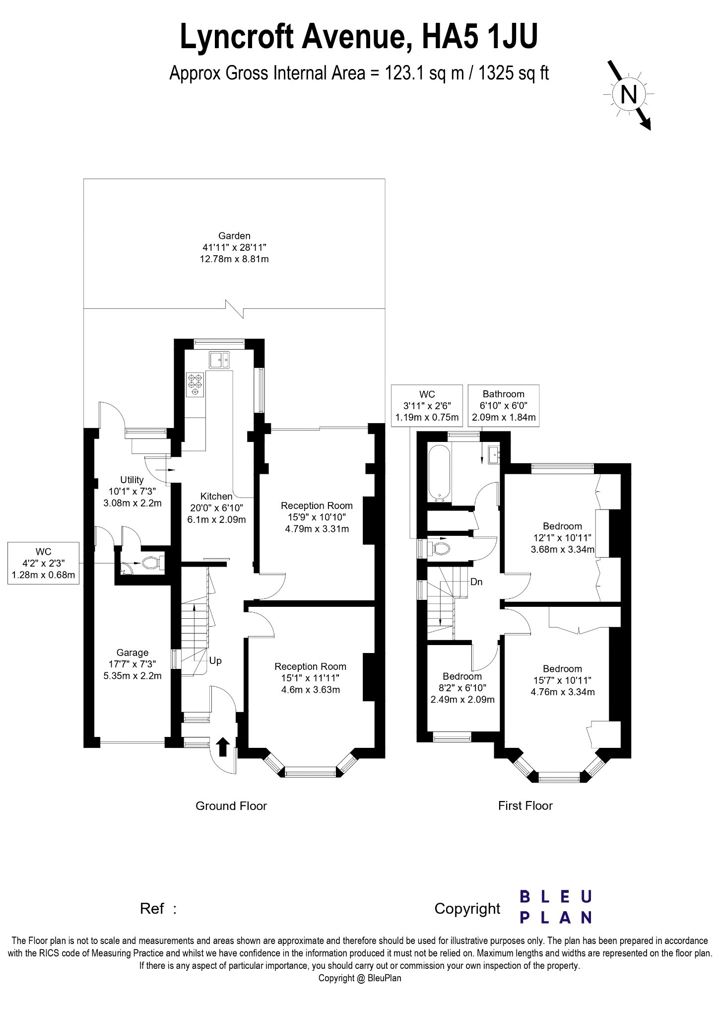 46 Lyncroft Avenue, Pinner, Greater London floorplan