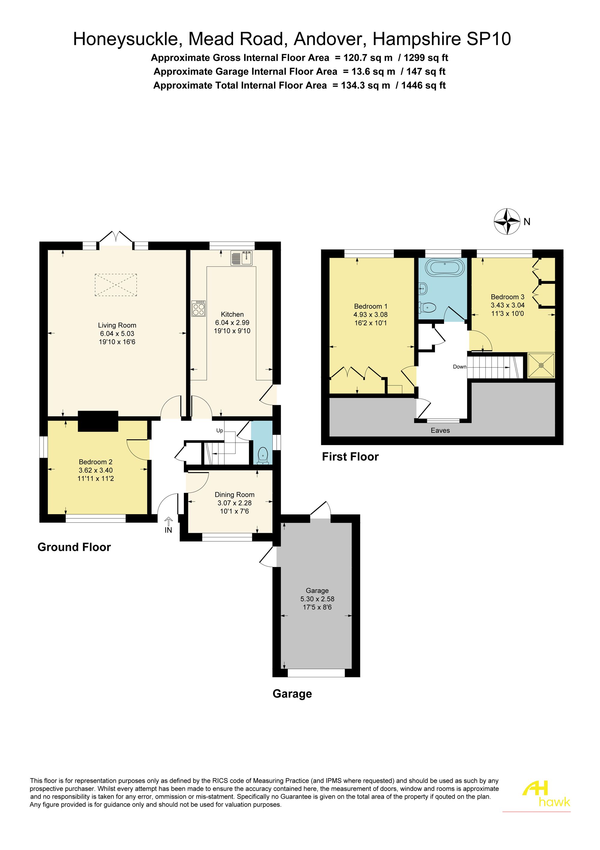 Honeysuckle, 12 Mead Road, Andover floorplan