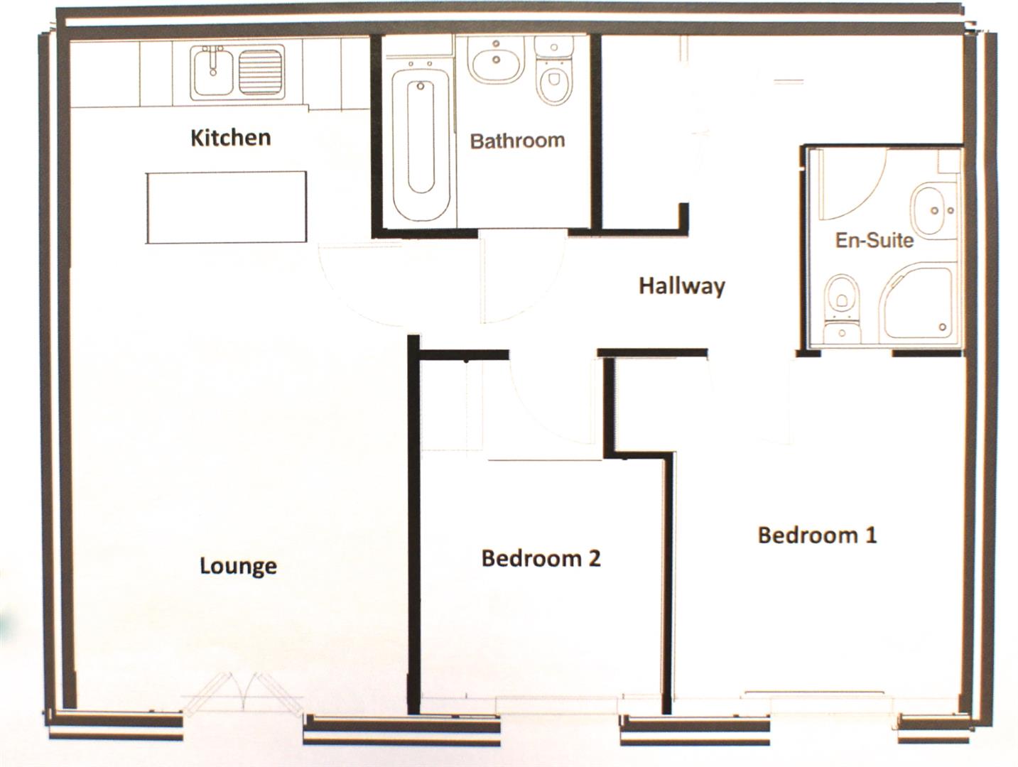 2 Bedrooms Flat to rent in Spires View, Lintott Gardens, Warrington WA1