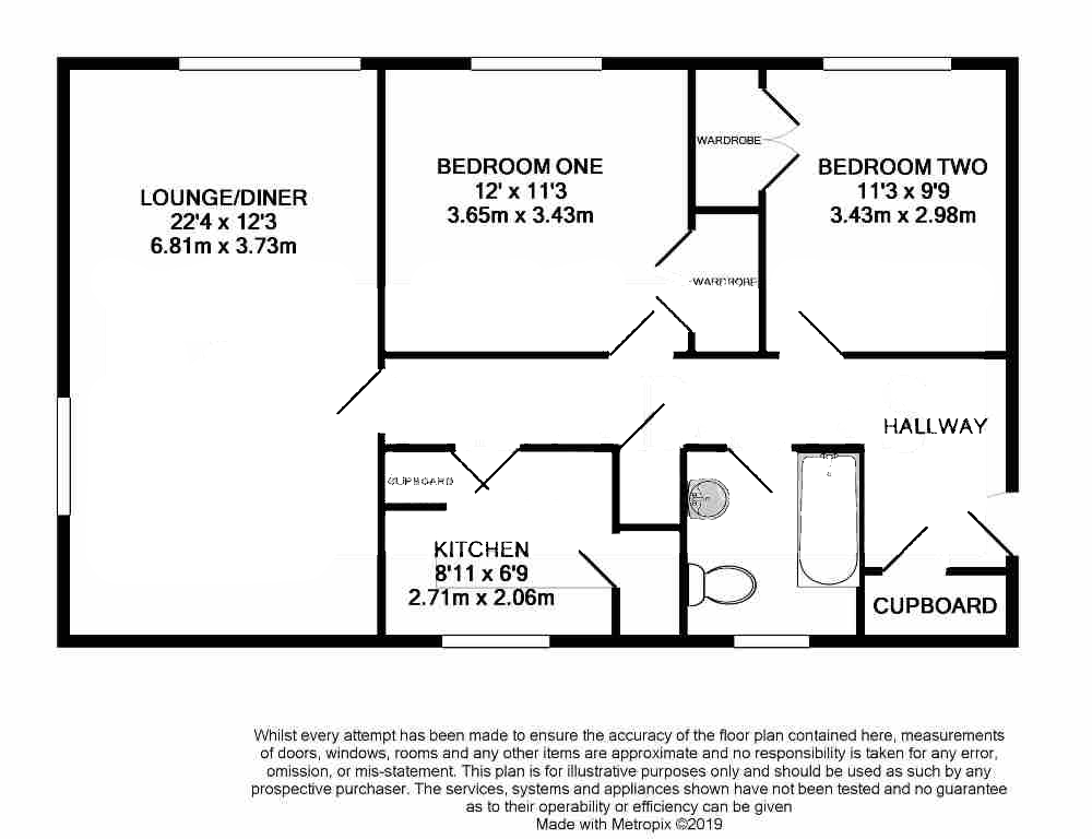 2 Bedrooms Flat for sale in Richmond Road, Worthing, West Sussex BN11