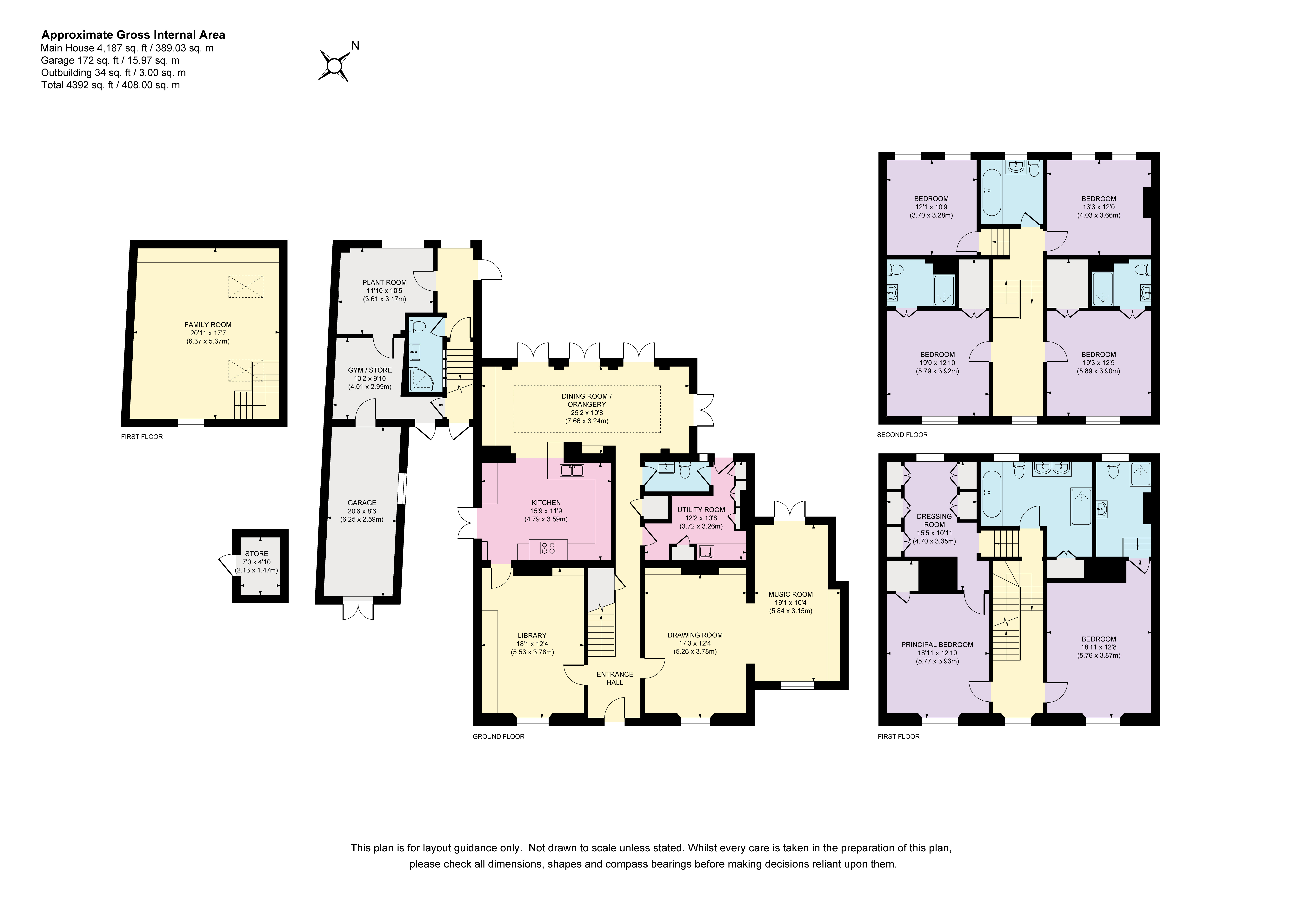 Russell Road, Shepperton floorplan