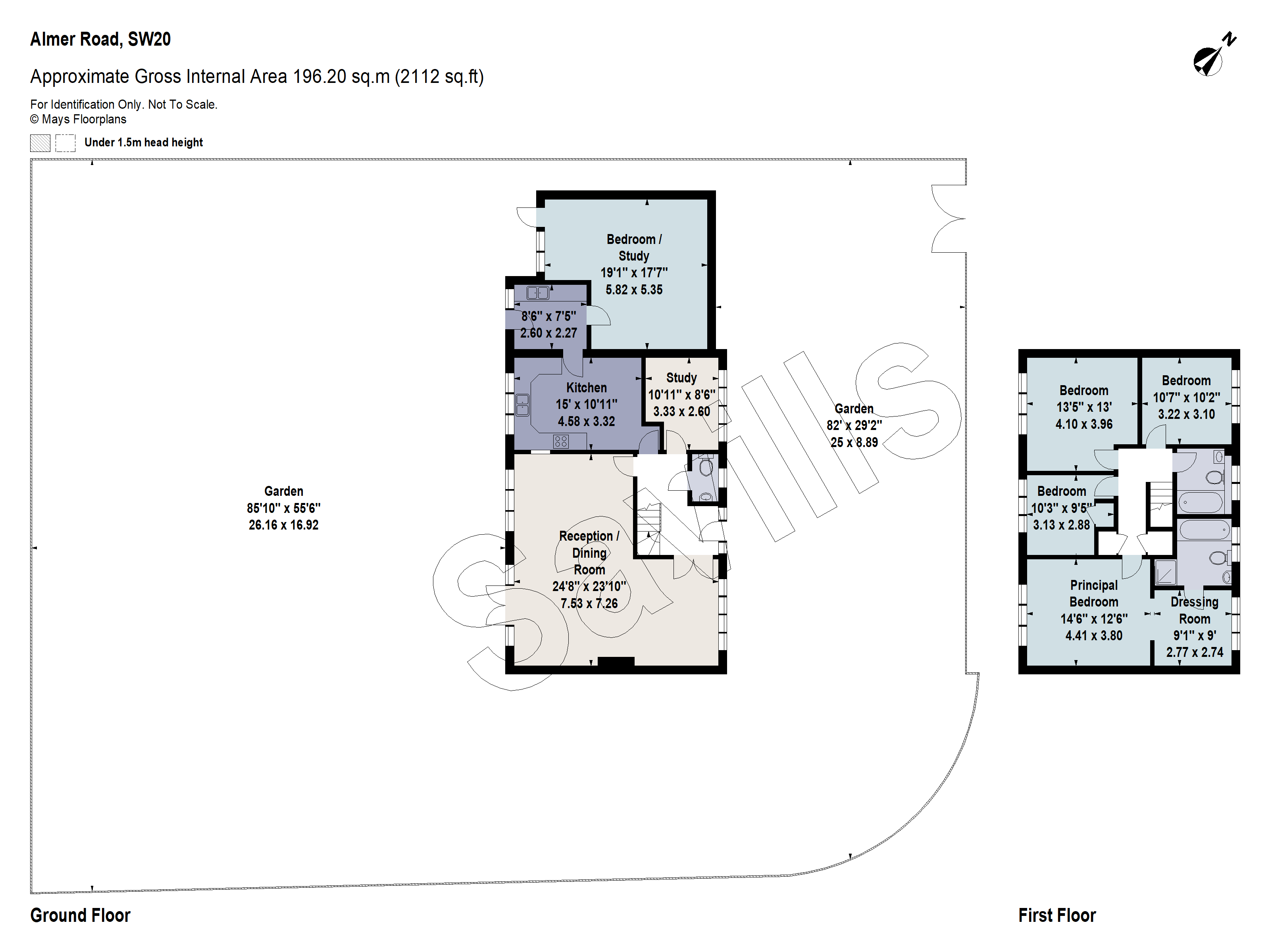 1A,, Almer Road, London floorplan