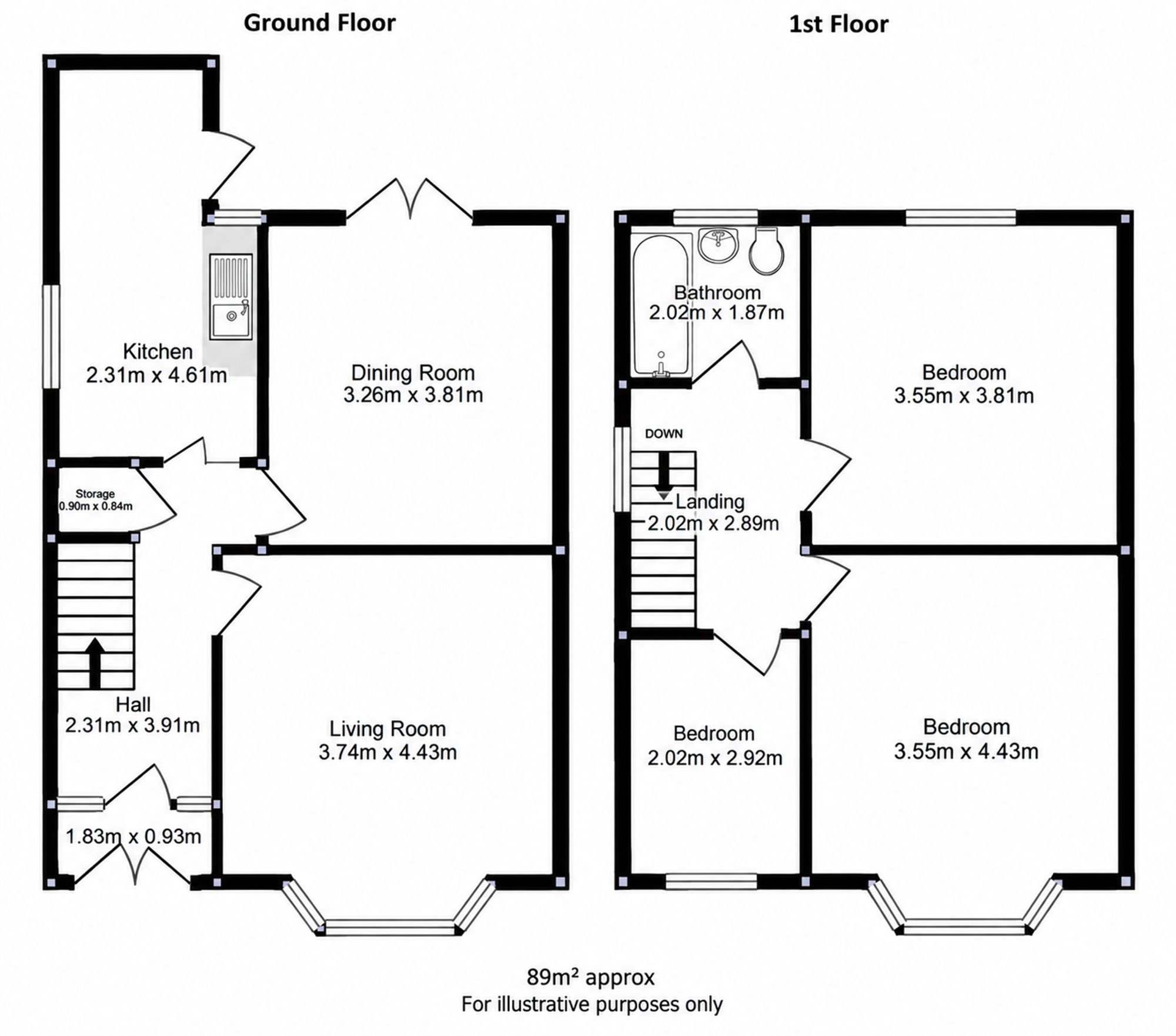 168 Broomhill Road, Bristol floorplan
