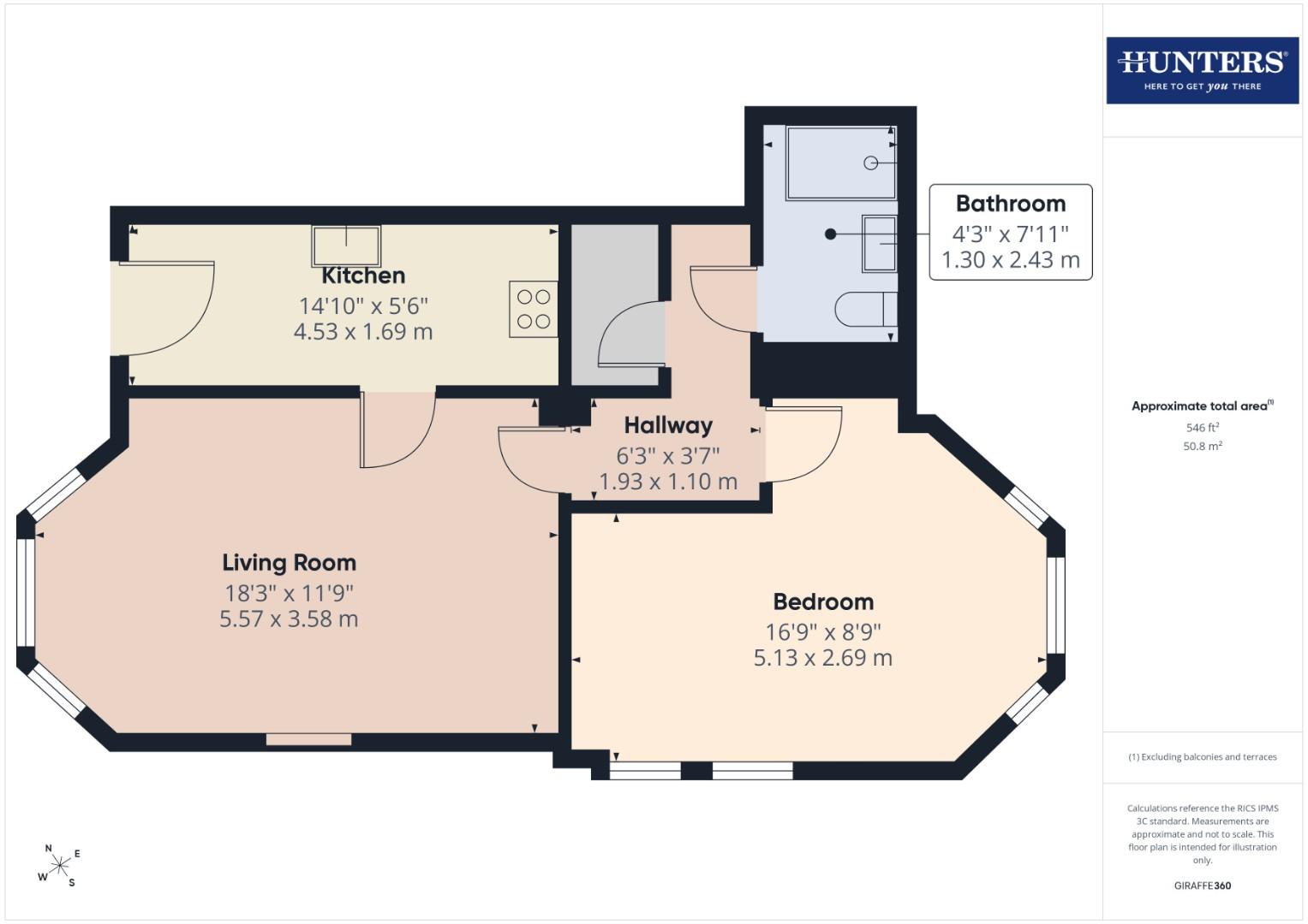 Carisbrooke House 39A, Grosvenor Road, Scarborough floorplan