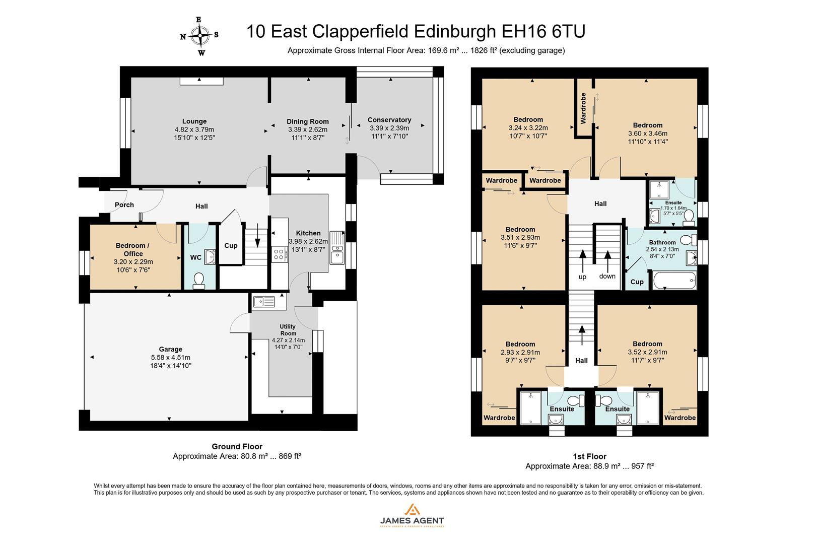 10, East Clapperfield, Edinburgh floorplan