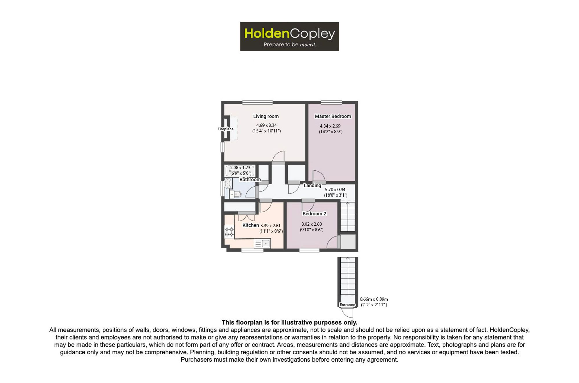 73 Kilnbrook Avenue, Nottingham floorplan
